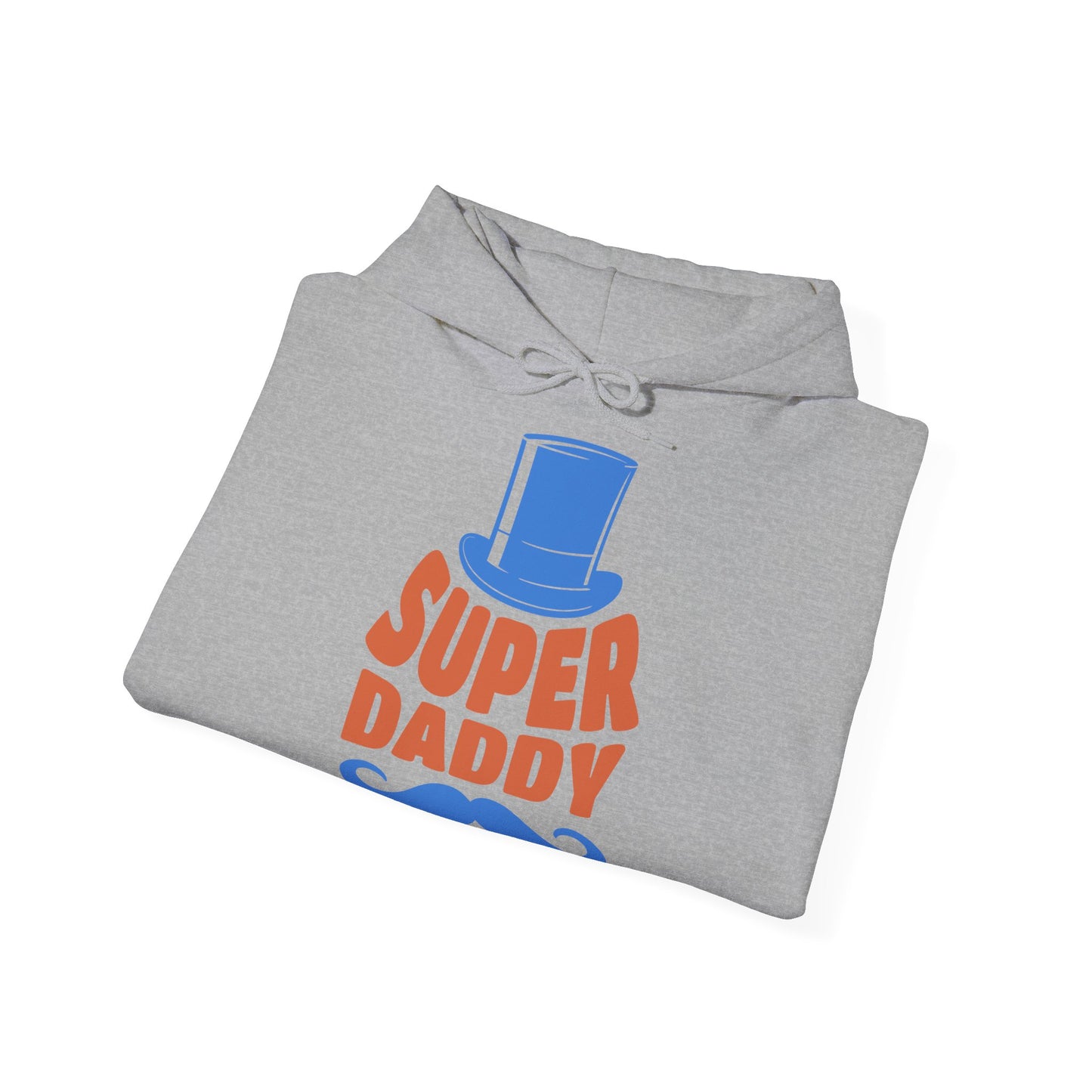 Unisex Heavy Blend™ Hooded Sweatshirt - Super Daddy - Mustache_Hoodie