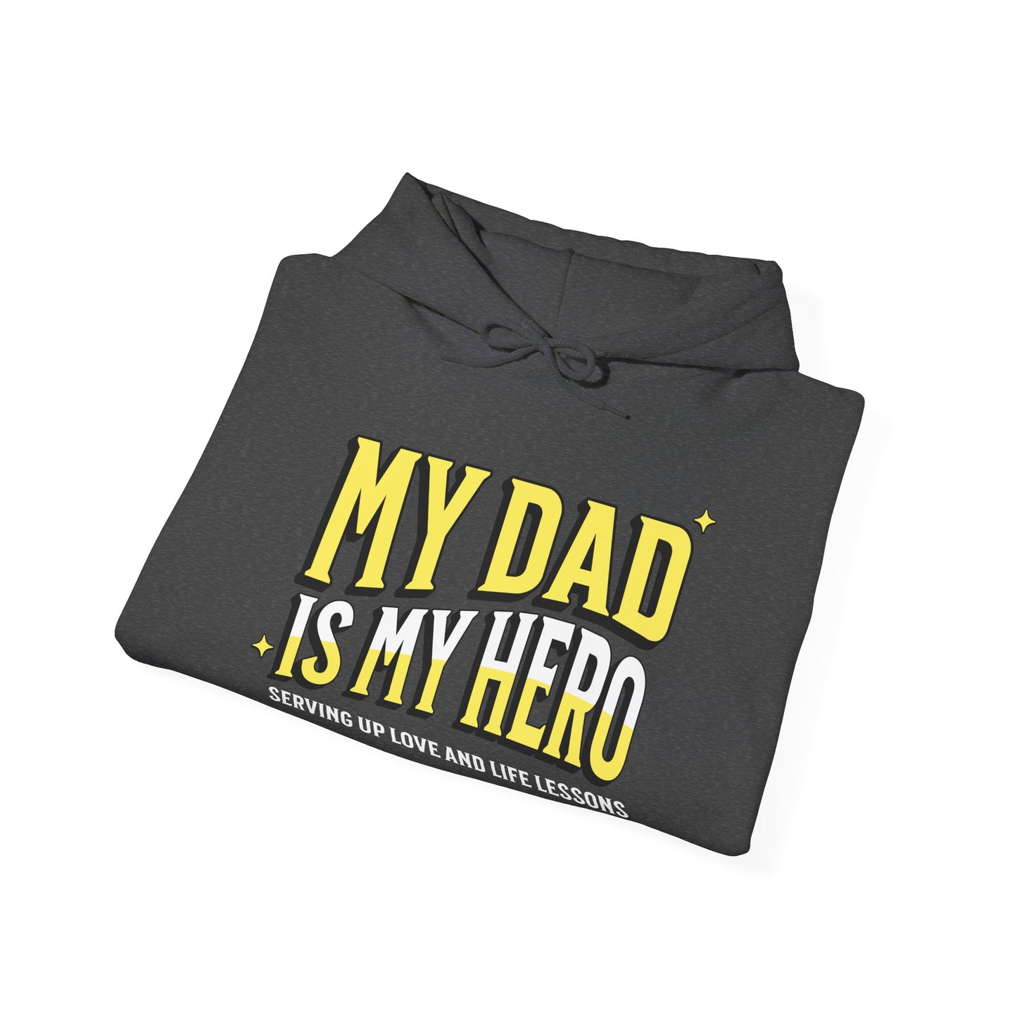 Unisex Heavy Blend™ Hooded Sweatshirt - My Dad is My Hero_Hoodie