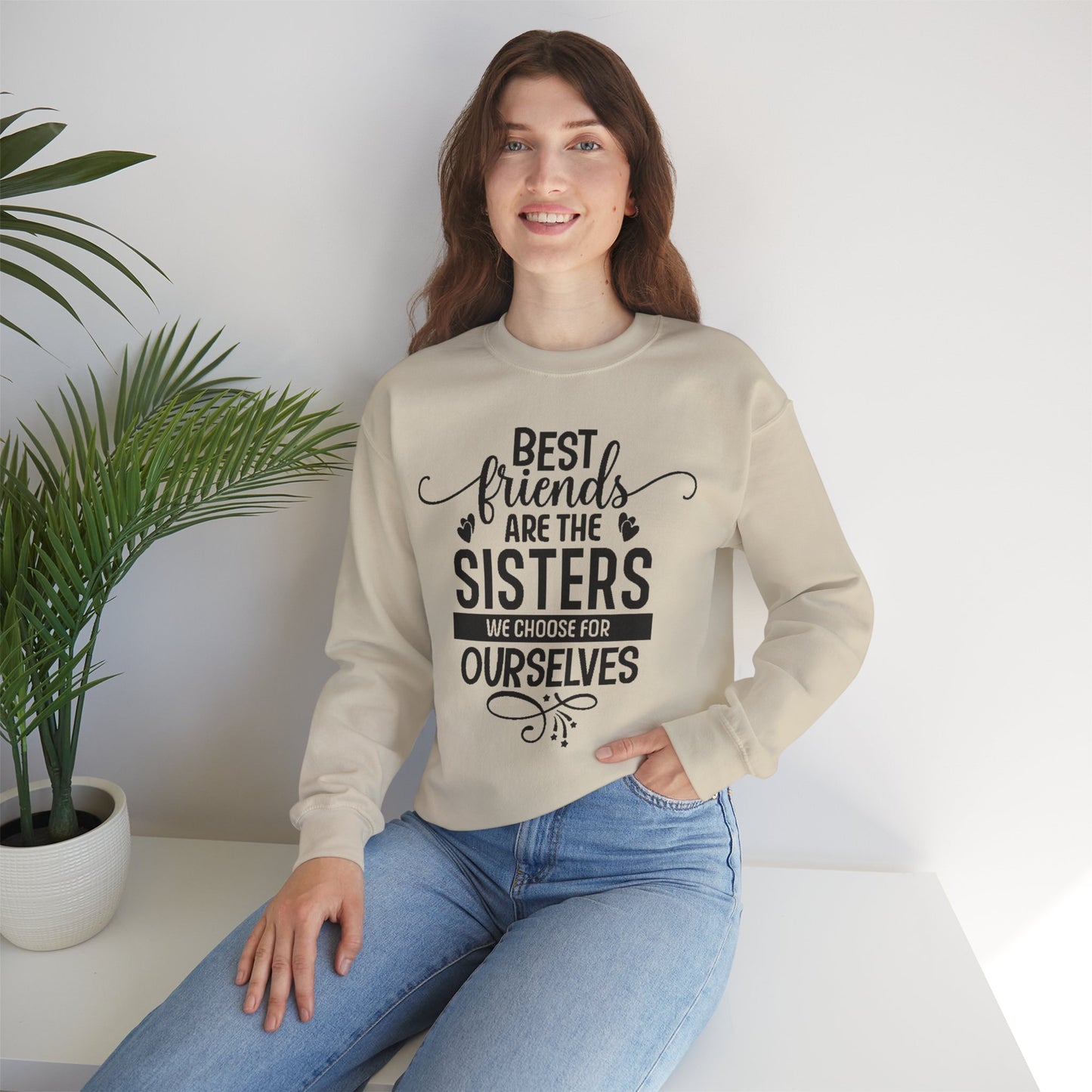 Unisex Heavy Blend™ Crewneck Sweatshirt - Best_Friends_Sisters_1