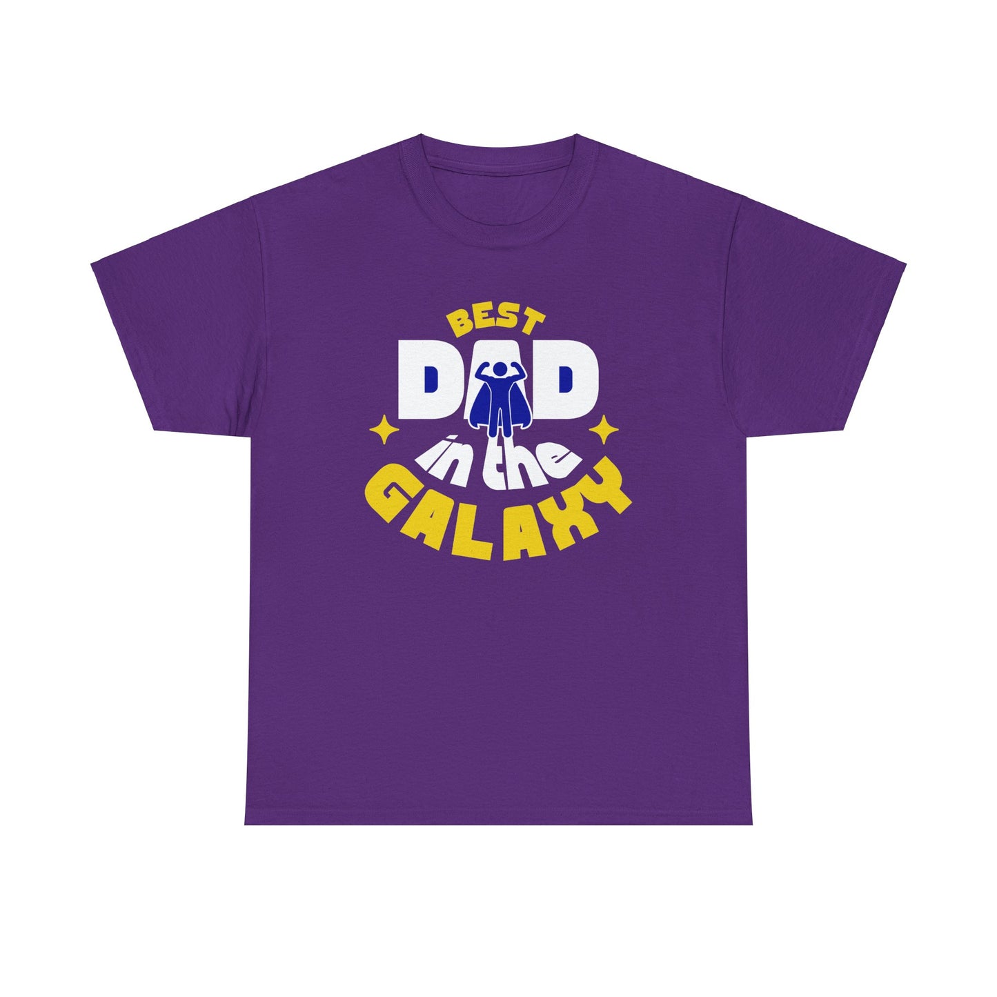 Unisex Heavy Cotton Tee - Best Dad in the Galaxy_T_Shirt