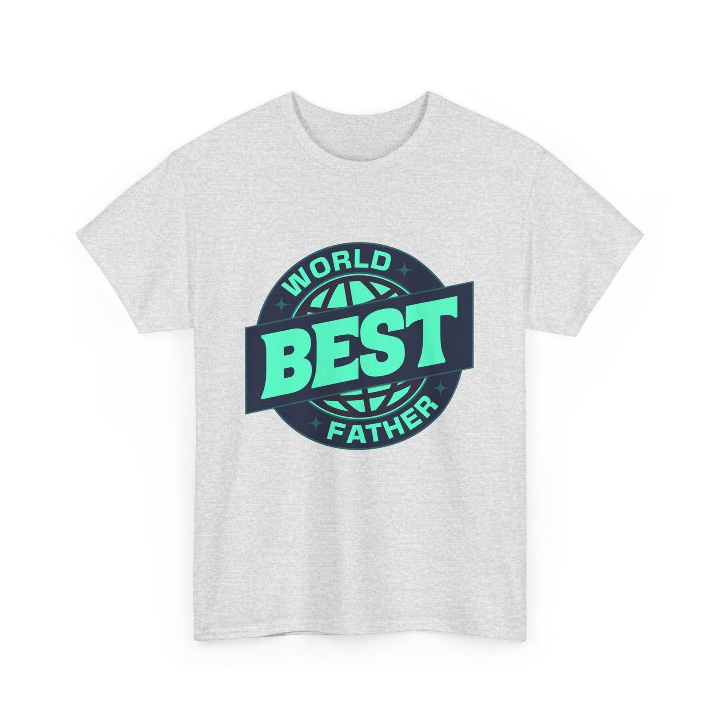 Unisex Heavy Cotton Tee -World Best Father_T_Shirt