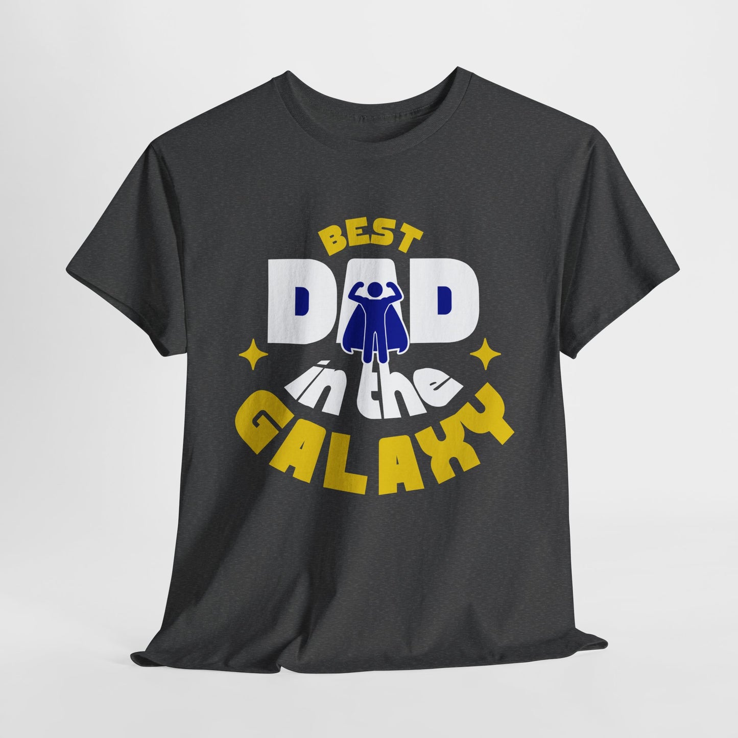 Unisex Heavy Cotton Tee - Best Dad in the Galaxy_T_Shirt