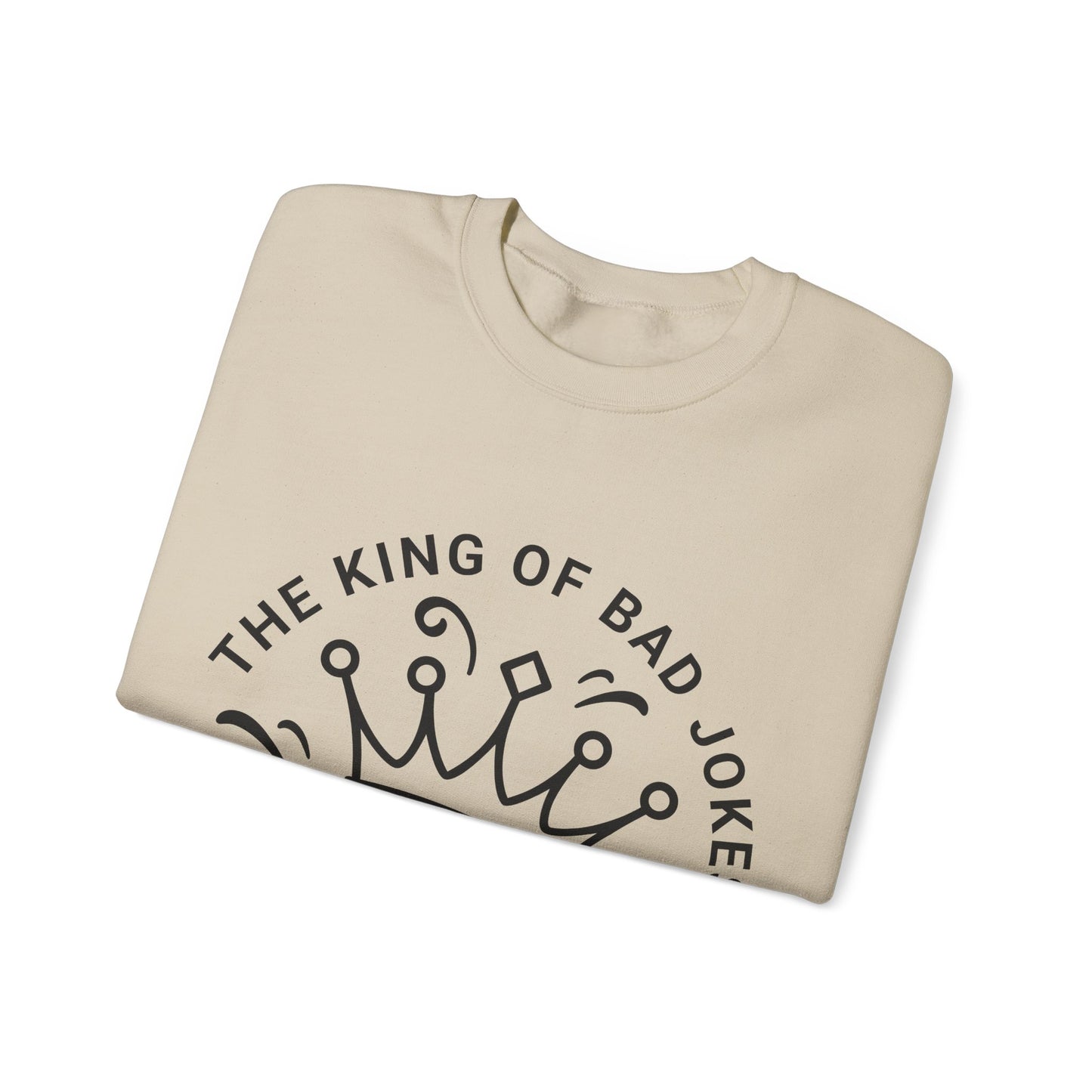 Unisex Heavy Blend™ Crewneck Sweatshirt - Dad_ King Jokes