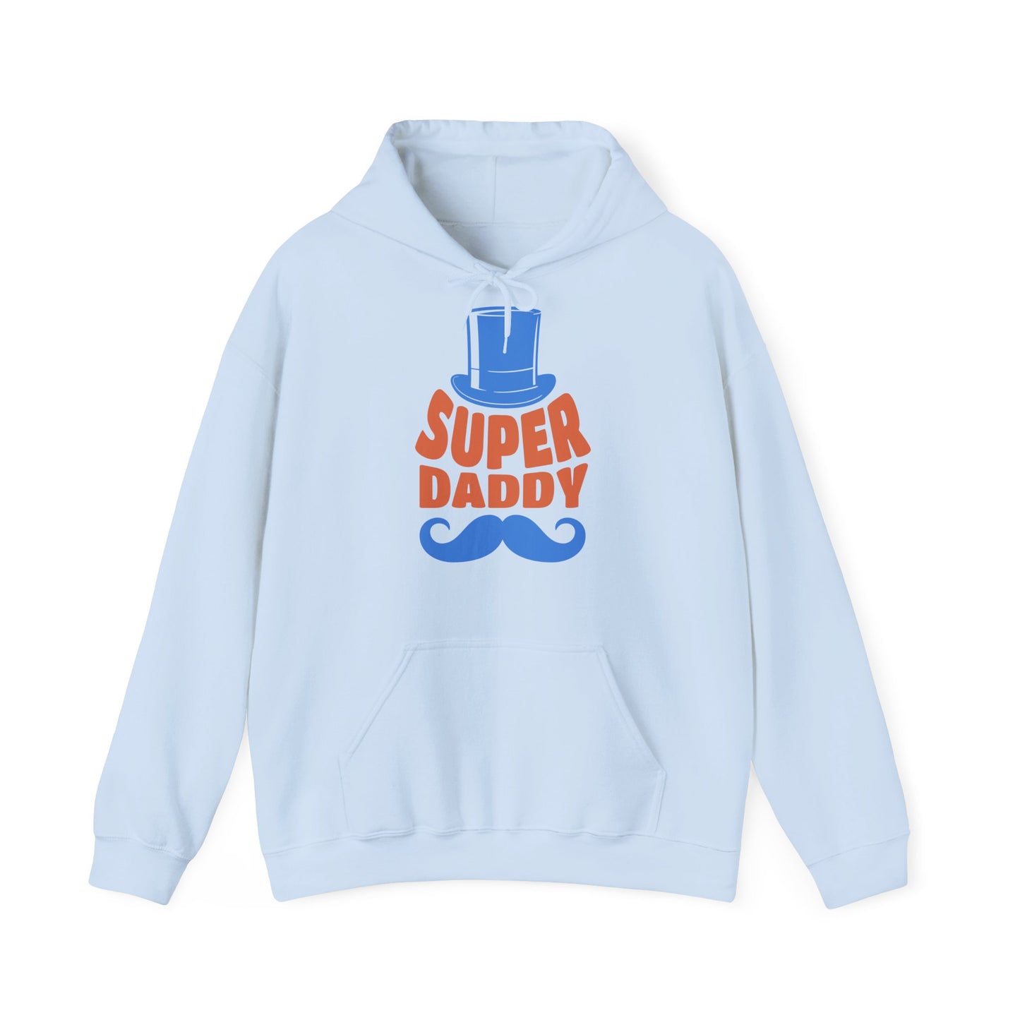 Unisex Heavy Blend™ Hooded Sweatshirt - Super Daddy - Mustache_Hoodie