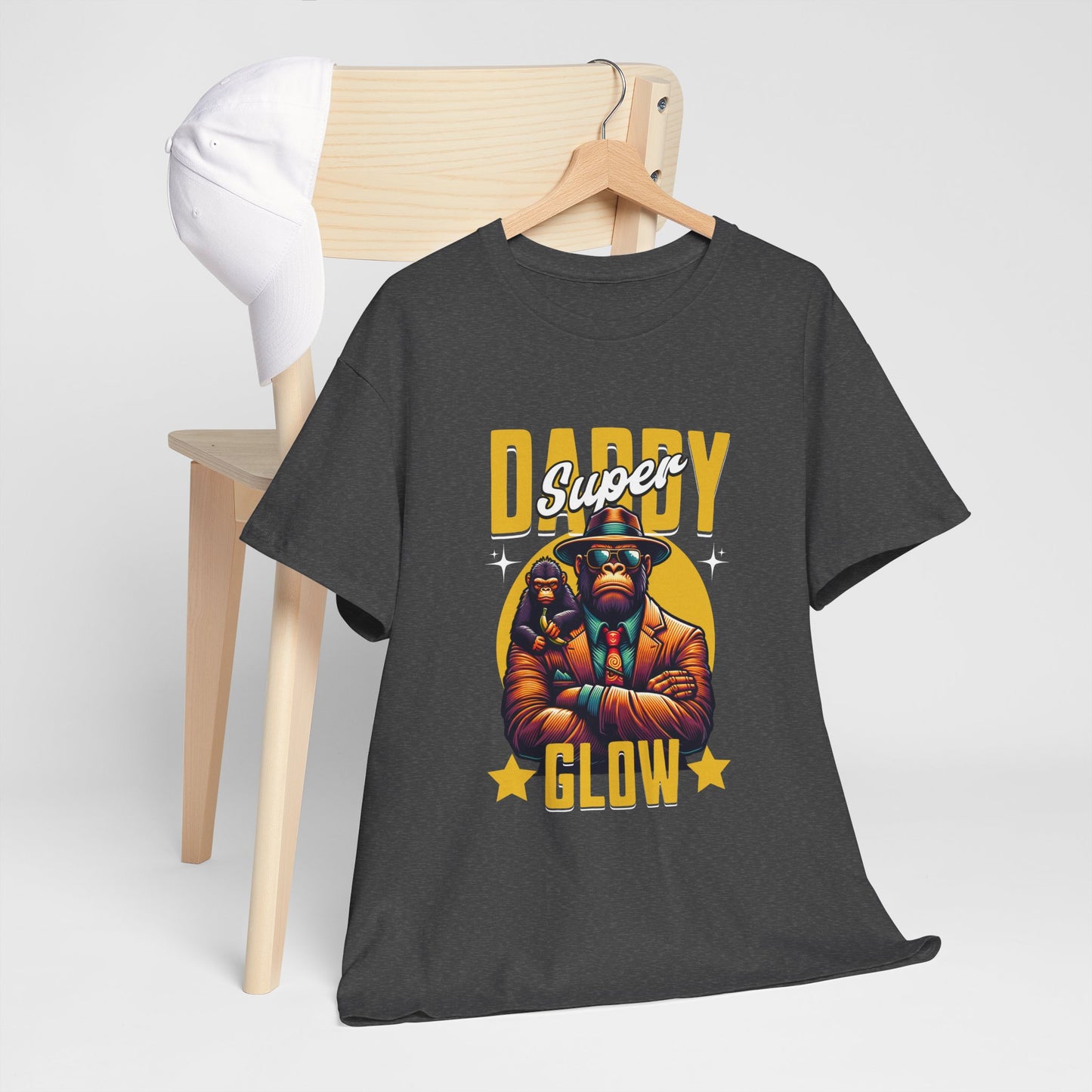 Unisex Heavy Cotton Tee - Super Daddy Cool_T_Shirt