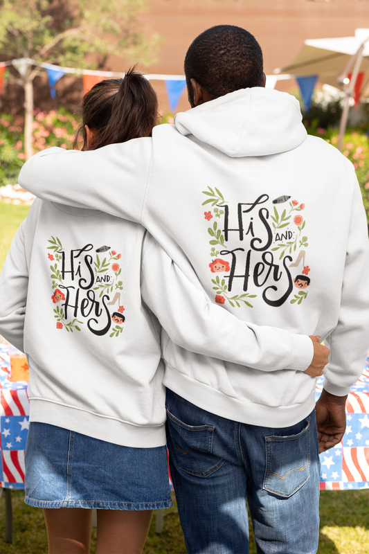 Unisex Heavy Blend™ Hooded Sweatshirt - Couples_Hoodies_Design_29_Back