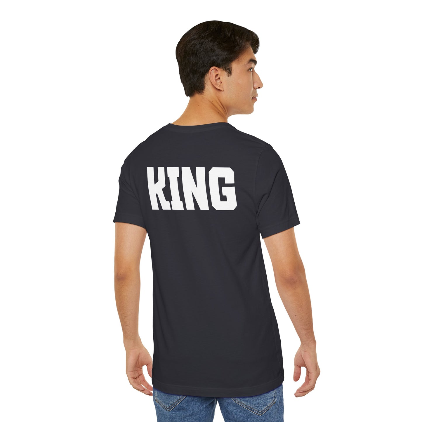 Couple T-Shirts - Unisex Jersey Short Sleeve Tee - King_4