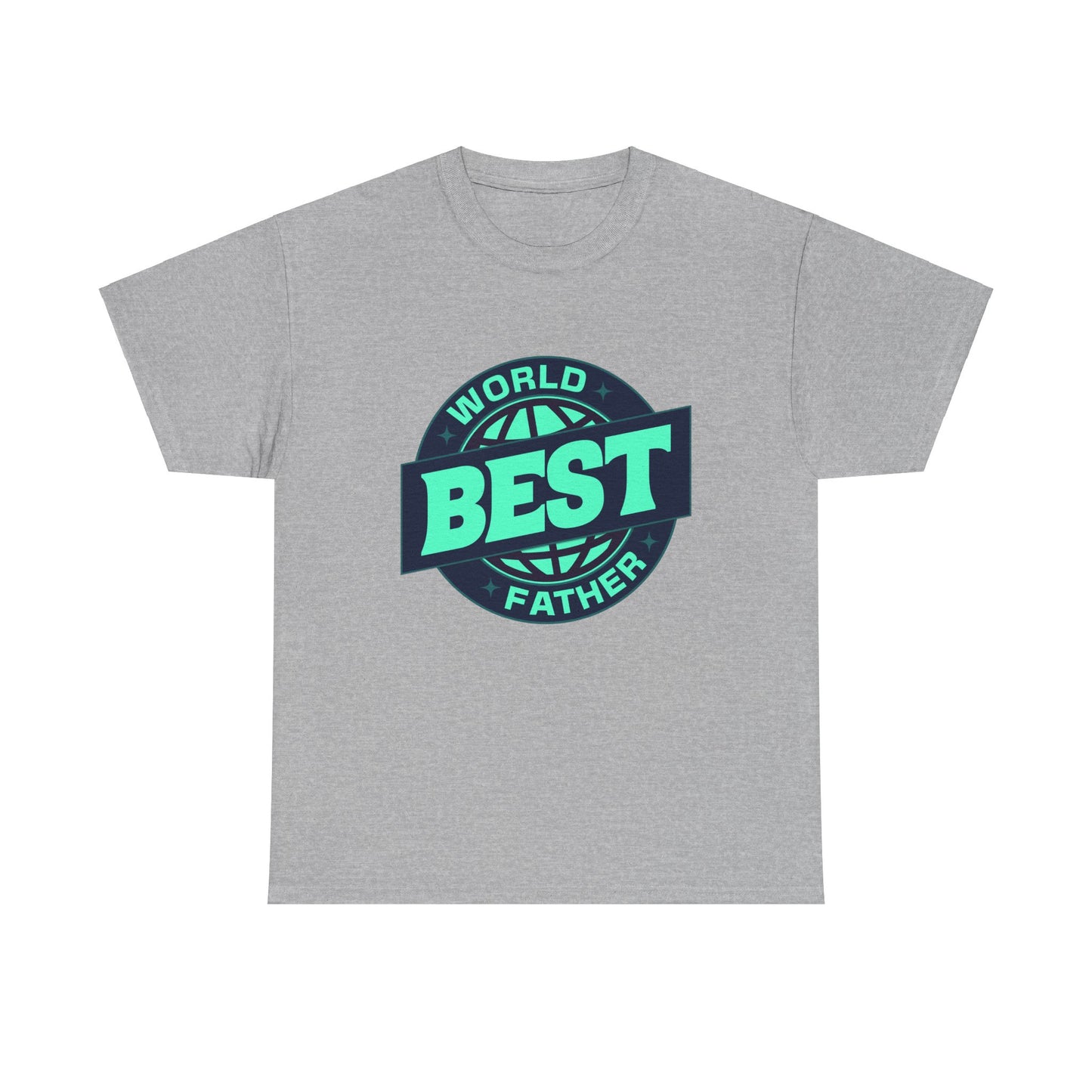 Unisex Heavy Cotton Tee -World Best Father_T_Shirt