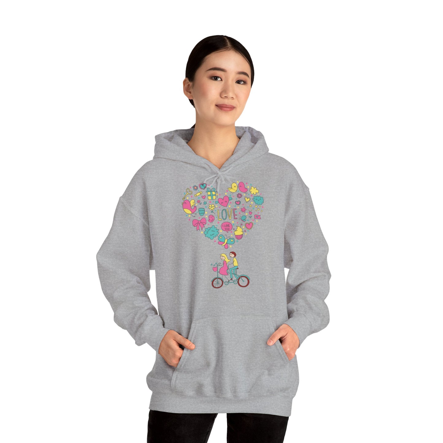 Unisex Heavy Blend™ Hooded Sweatshirt - Couples_Hoodies_Design_39_Front