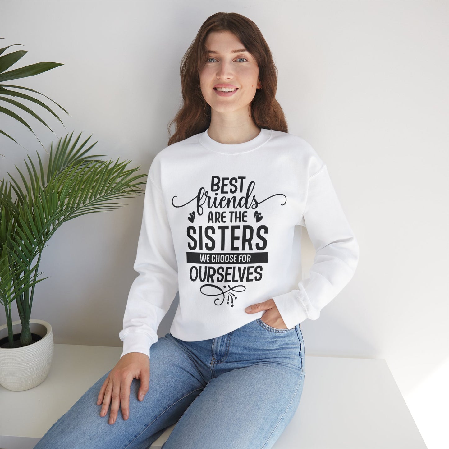 Unisex Heavy Blend™ Crewneck Sweatshirt - Best_Friends_Sisters_1