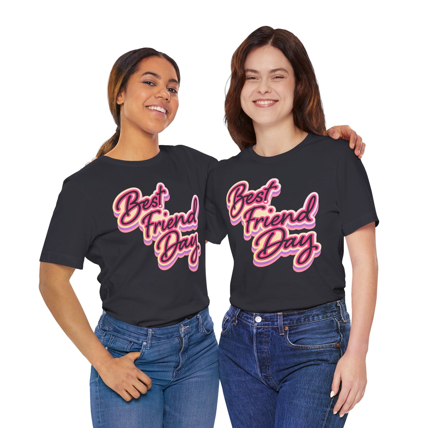 Best_Friends_Design_Sisters_6 - Unisex Jersey Short Sleeve Tee - Bella Canvas 3001