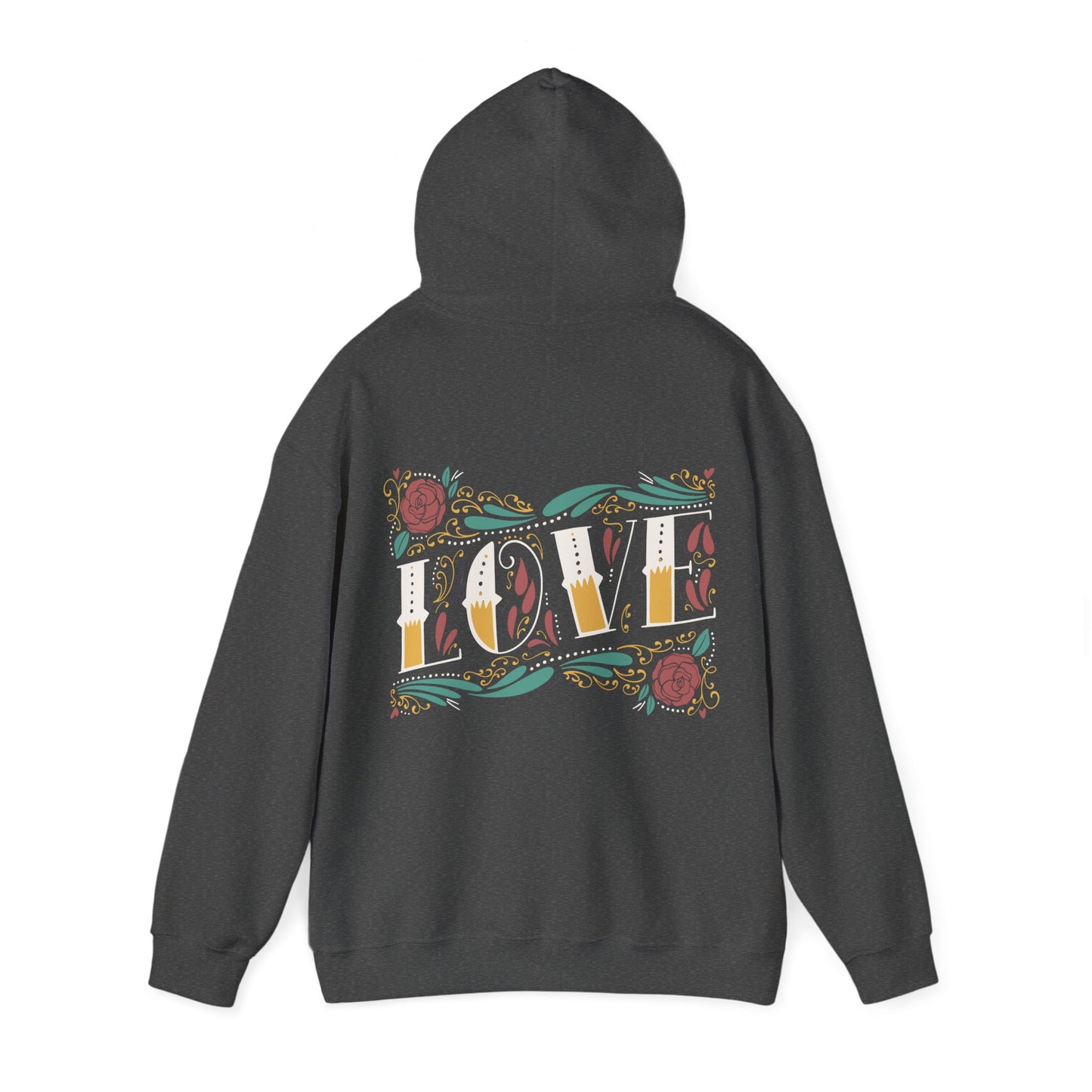 Unisex Heavy Blend™ Hooded Sweatshirt - Couples_Hoodies_Design_9_Back