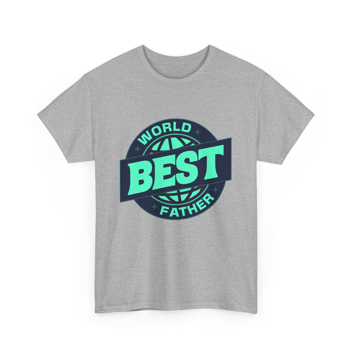 Unisex Heavy Cotton Tee -World Best Father_T_Shirt