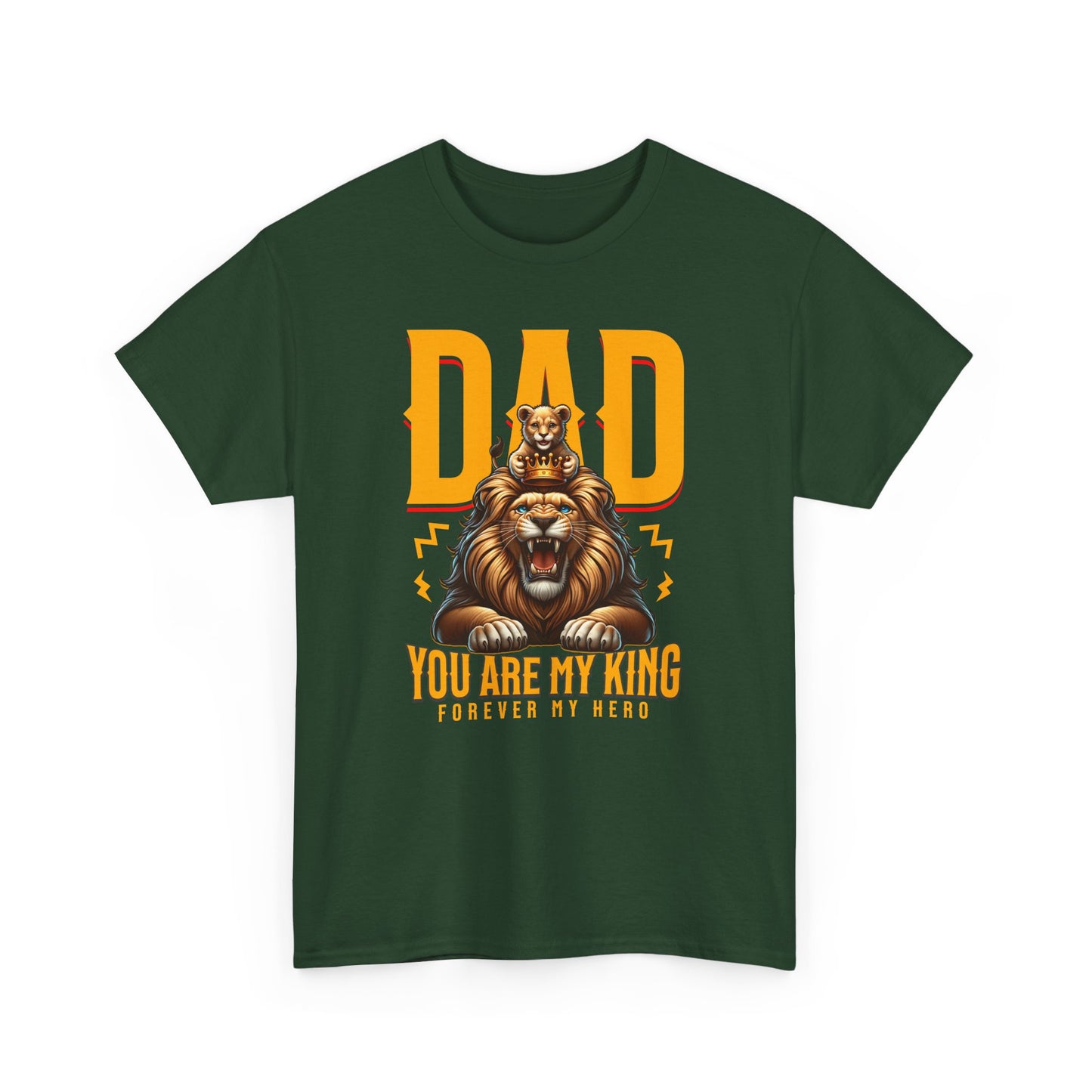 Unisex Heavy Cotton Tee - Dad you are my King_T_Shirt