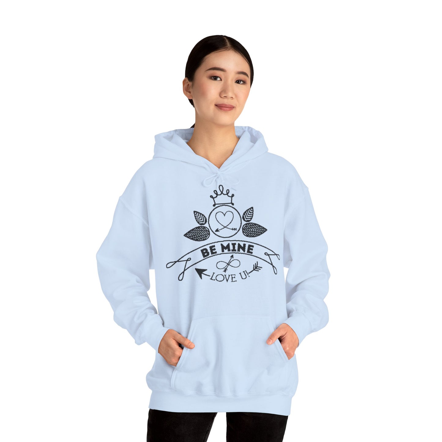 Unisex Heavy Blend™ Hooded Sweatshirt - Couples_Hoodies_Design_44_Front