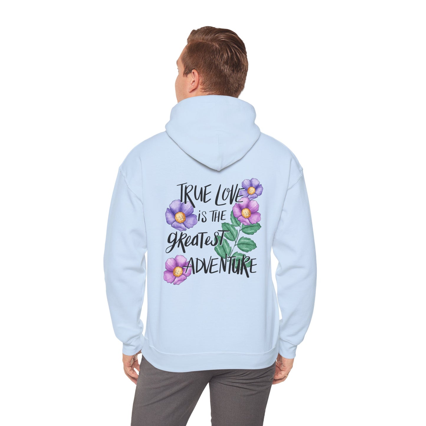 Unisex Heavy Blend™ Hooded Sweatshirt - Couples_Hoodies_Design_8_Back