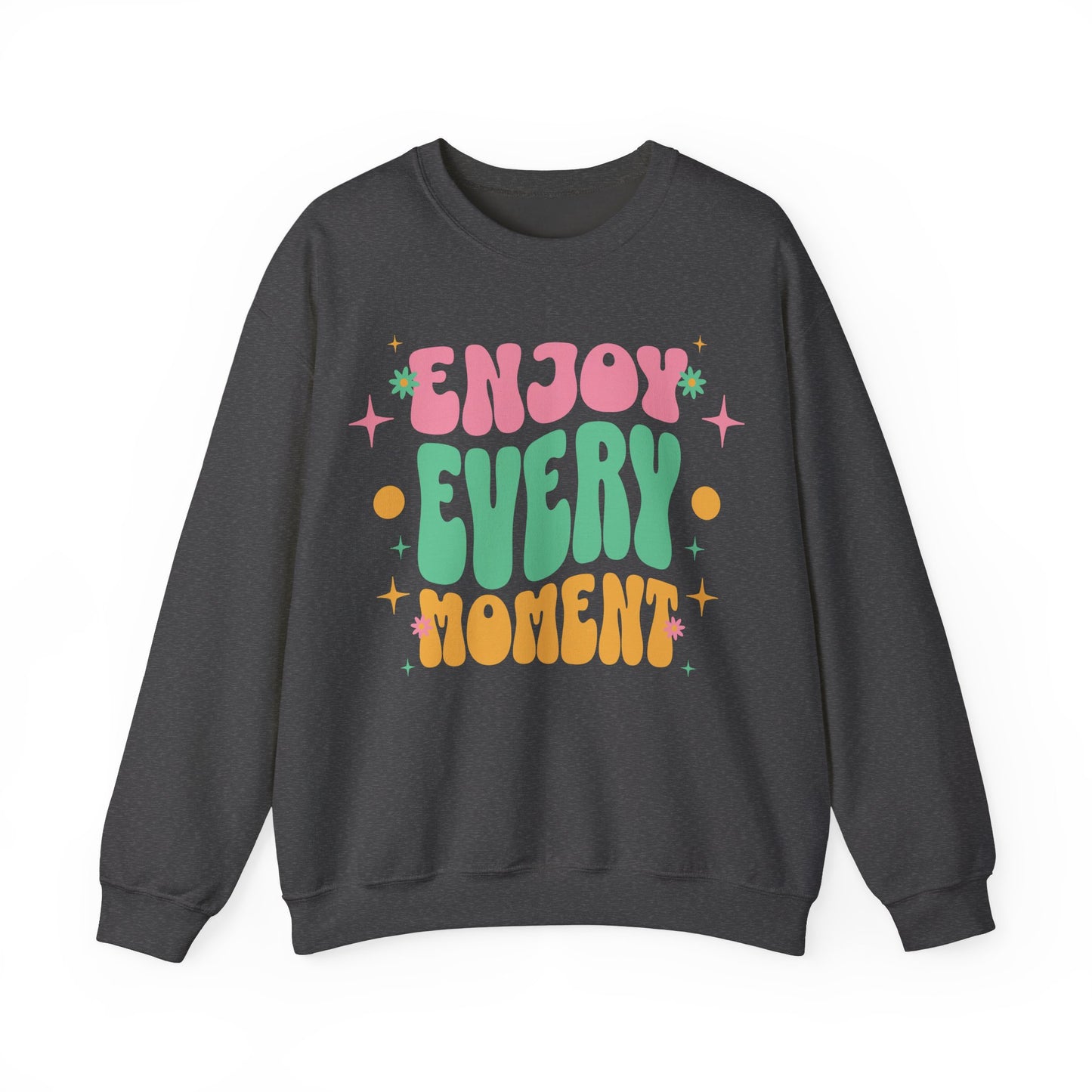 Unisex Heavy Blend™ Crewneck Sweatshirt - Awesome Mom - Enjoy Every Moment