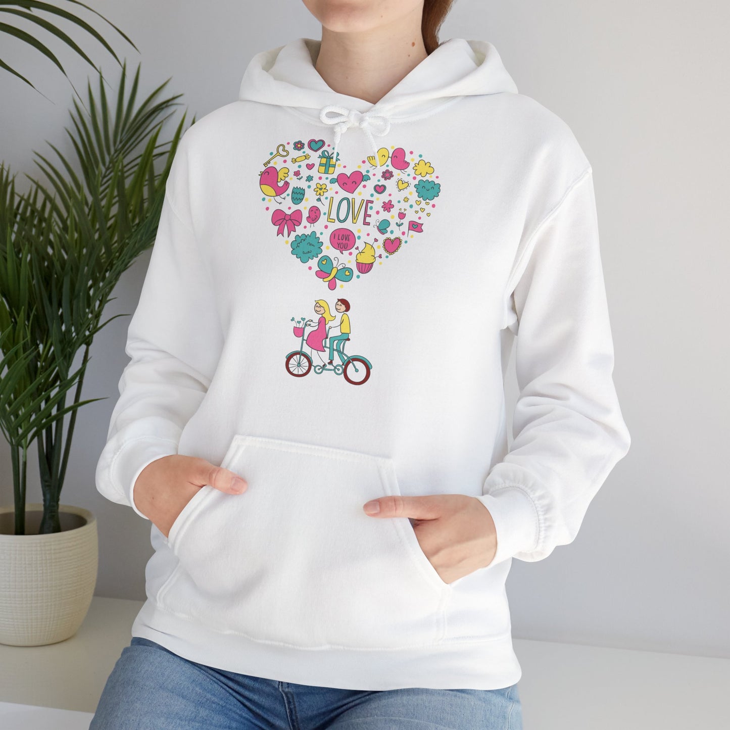 Unisex Heavy Blend™ Hooded Sweatshirt - Couples_Hoodies_Design_39_Front