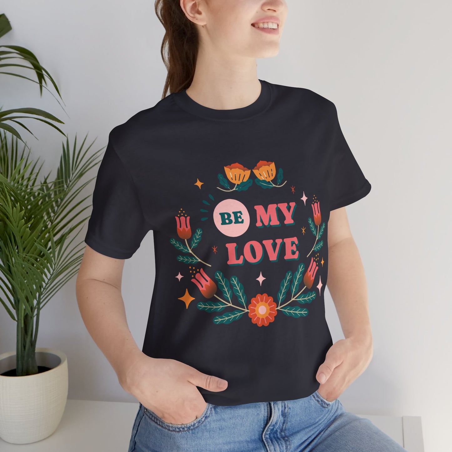 Couple T-Shirts - Unisex Jersey Short Sleeve Tee - Design_1_25