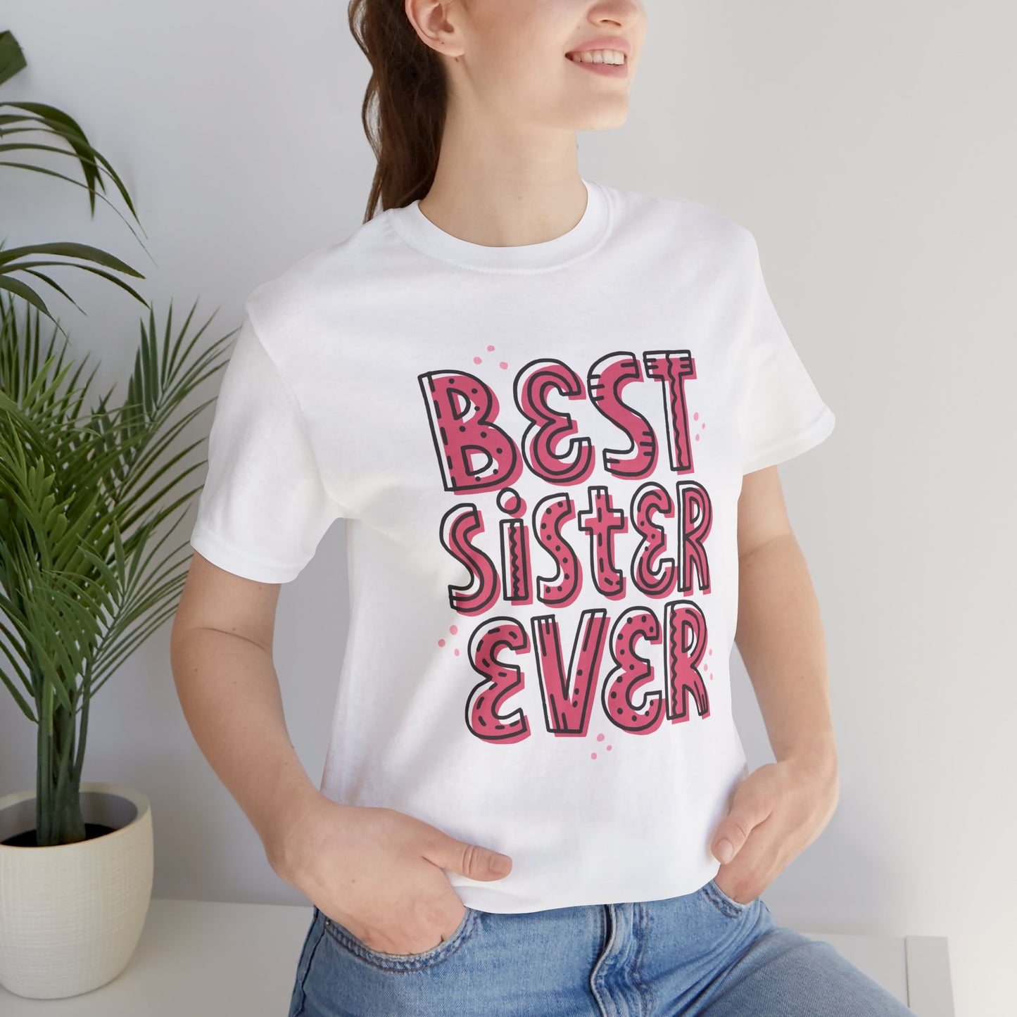 Best_Friends_Design_Sisters_2 - Unisex Jersey Short Sleeve Tee - Bella Canvas 3001