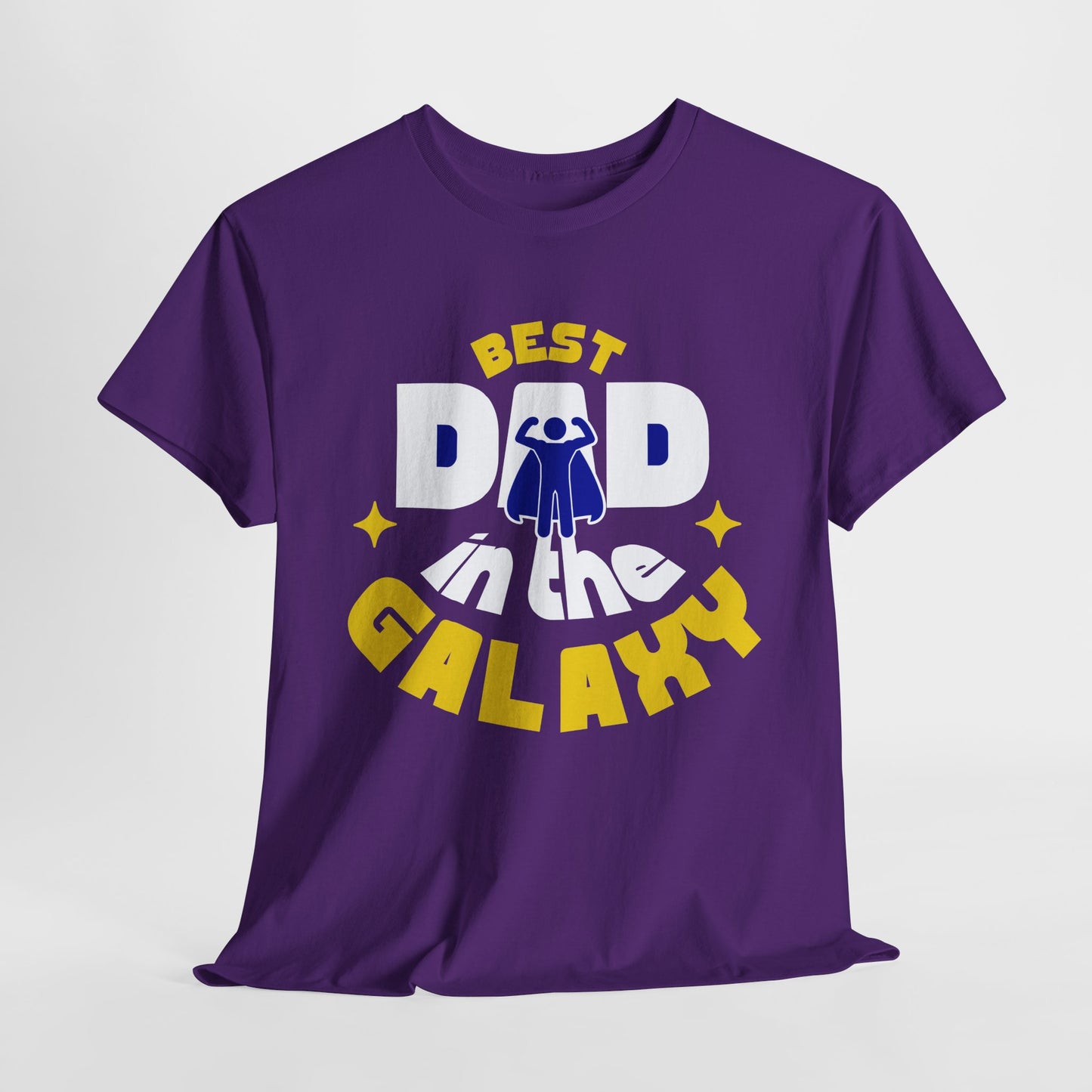 Unisex Heavy Cotton Tee - Best Dad in the Galaxy_T_Shirt