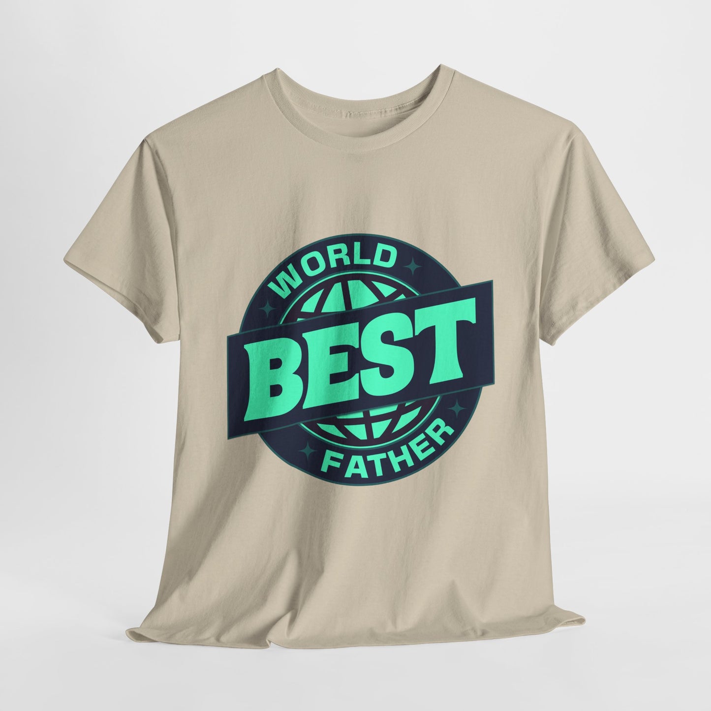 Unisex Heavy Cotton Tee -World Best Father_T_Shirt