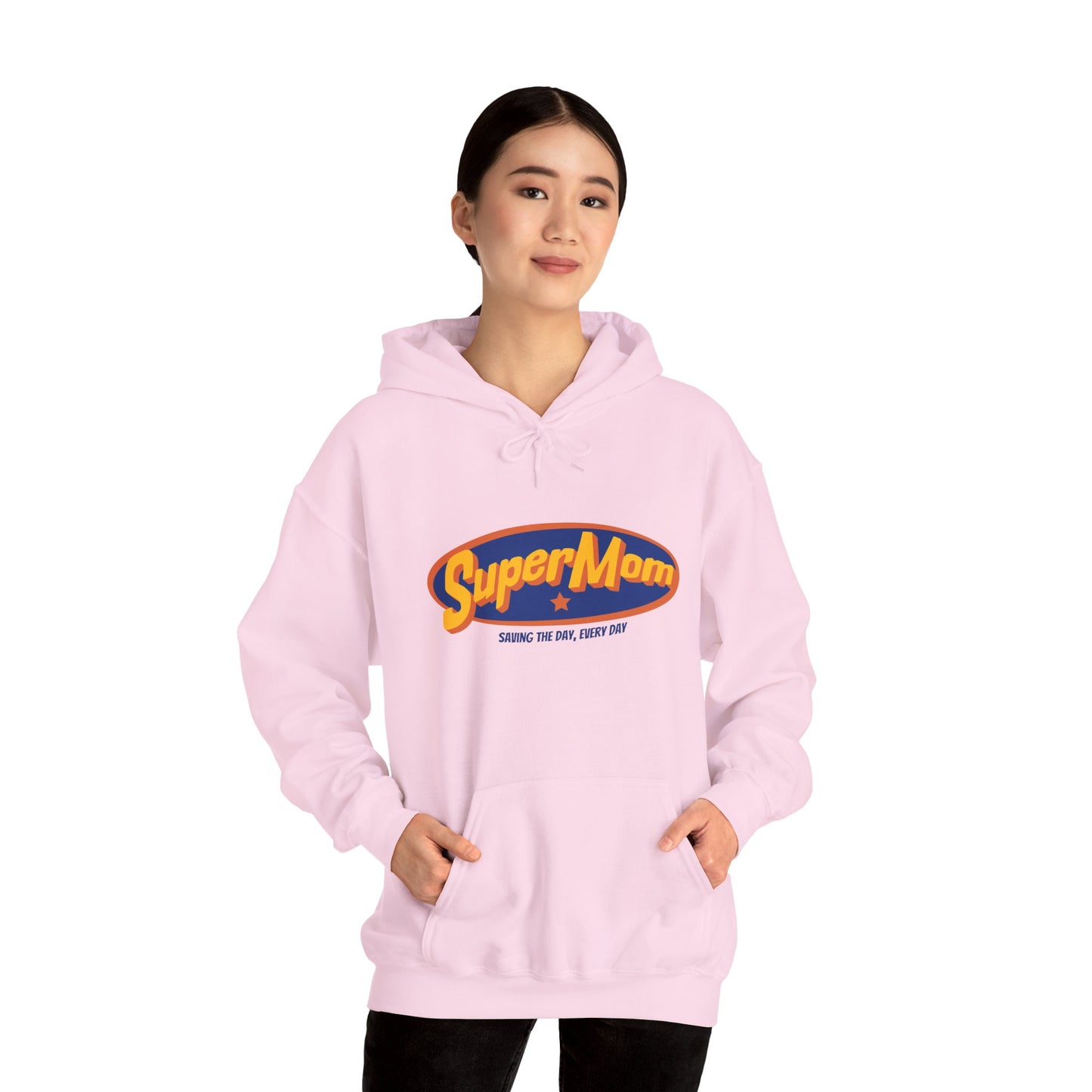 Unisex Heavy Blend™ Hooded Sweatshirt - Super Mom_Hoodie