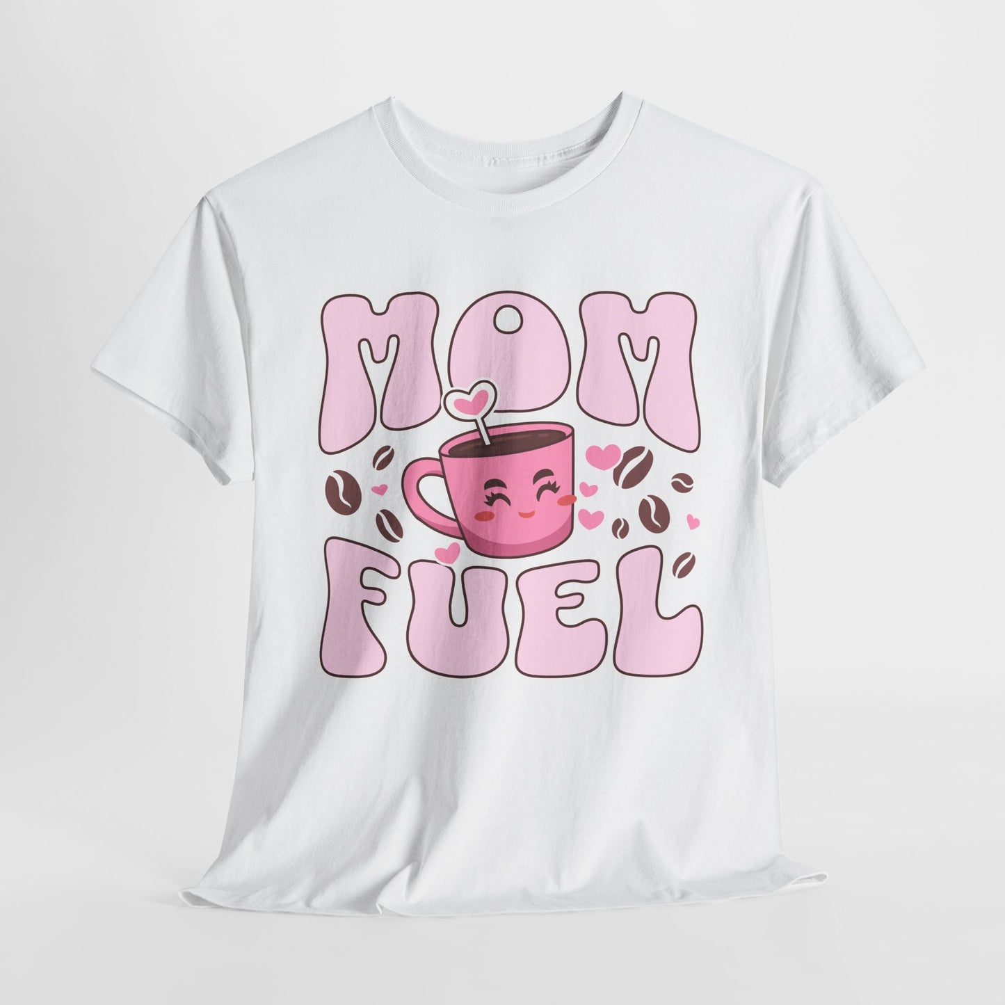 Unisex Heavy Cotton Tee - Coffee Mom_T_Shirt