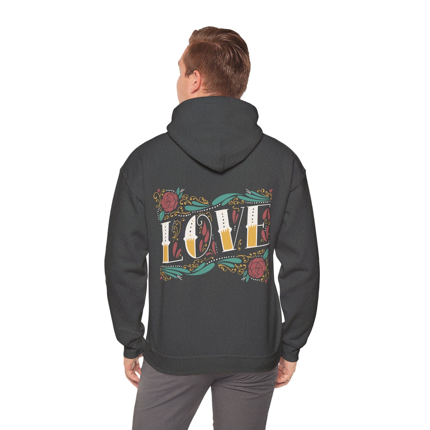 Unisex Heavy Blend™ Hooded Sweatshirt - Couples_Hoodies_Design_9_Back