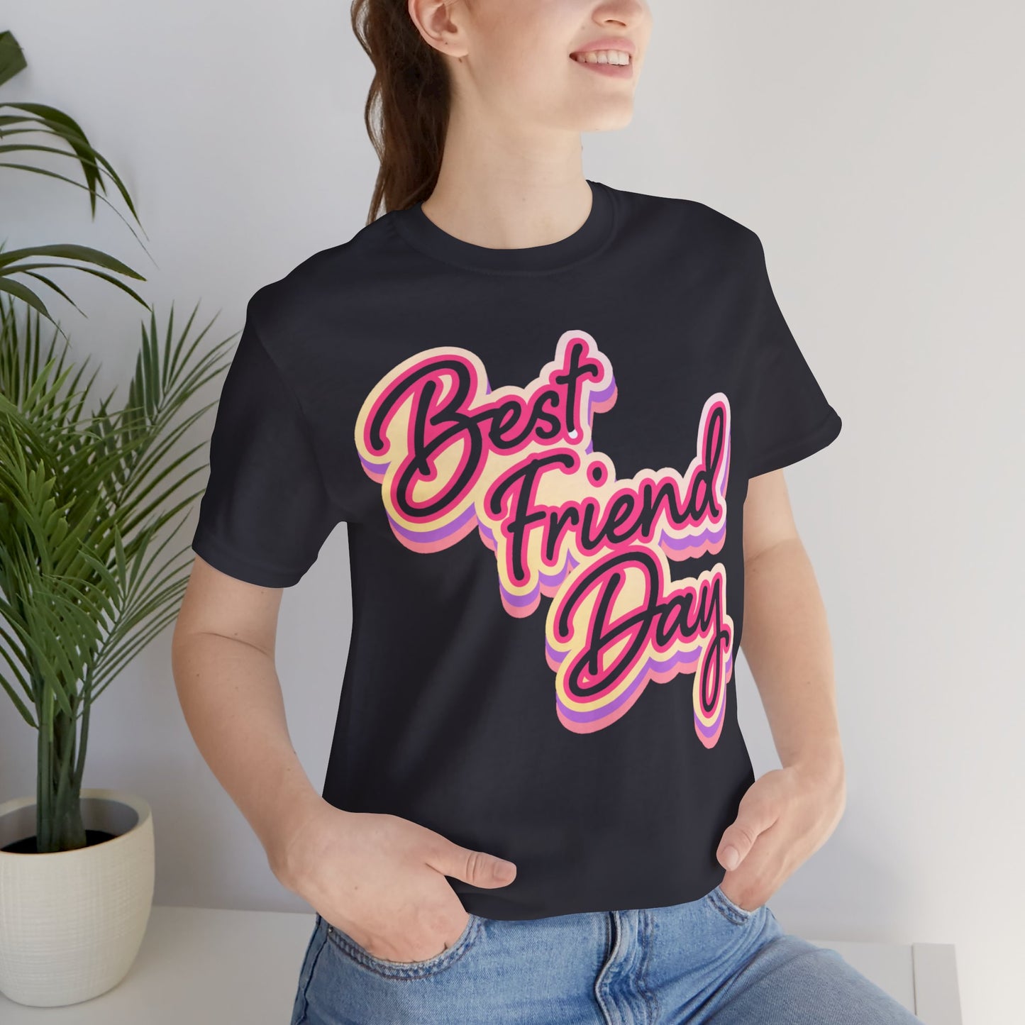 Best_Friends_Design_Sisters_6 - Unisex Jersey Short Sleeve Tee - Bella Canvas 3001