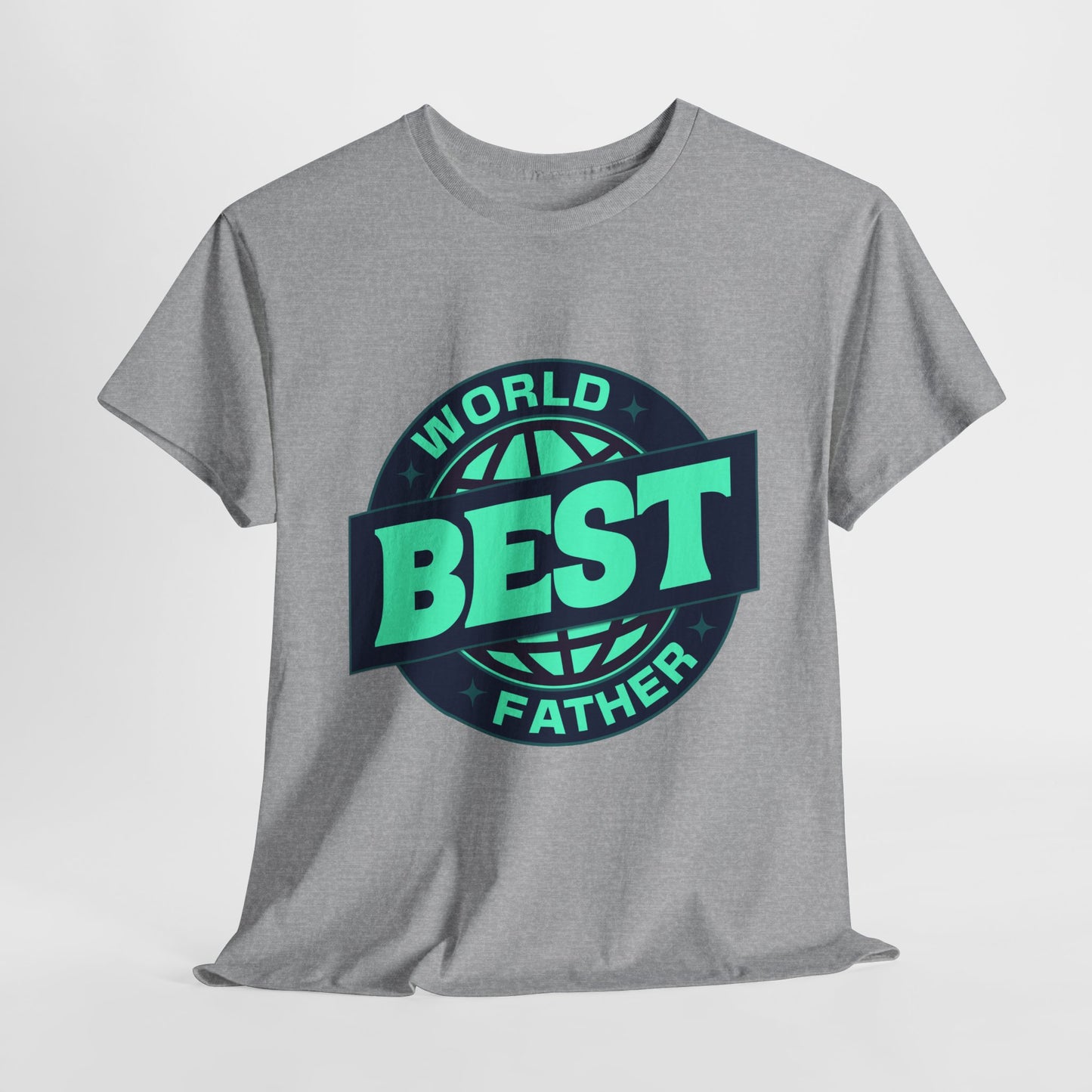 Unisex Heavy Cotton Tee -World Best Father_T_Shirt