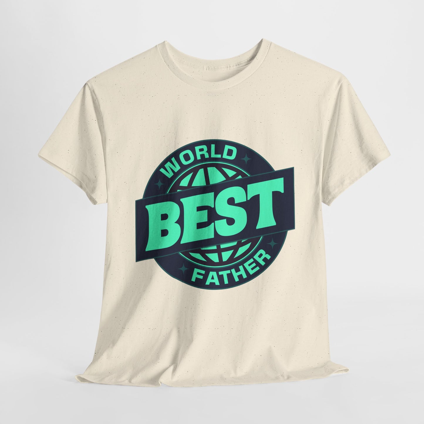 Unisex Heavy Cotton Tee -World Best Father_T_Shirt