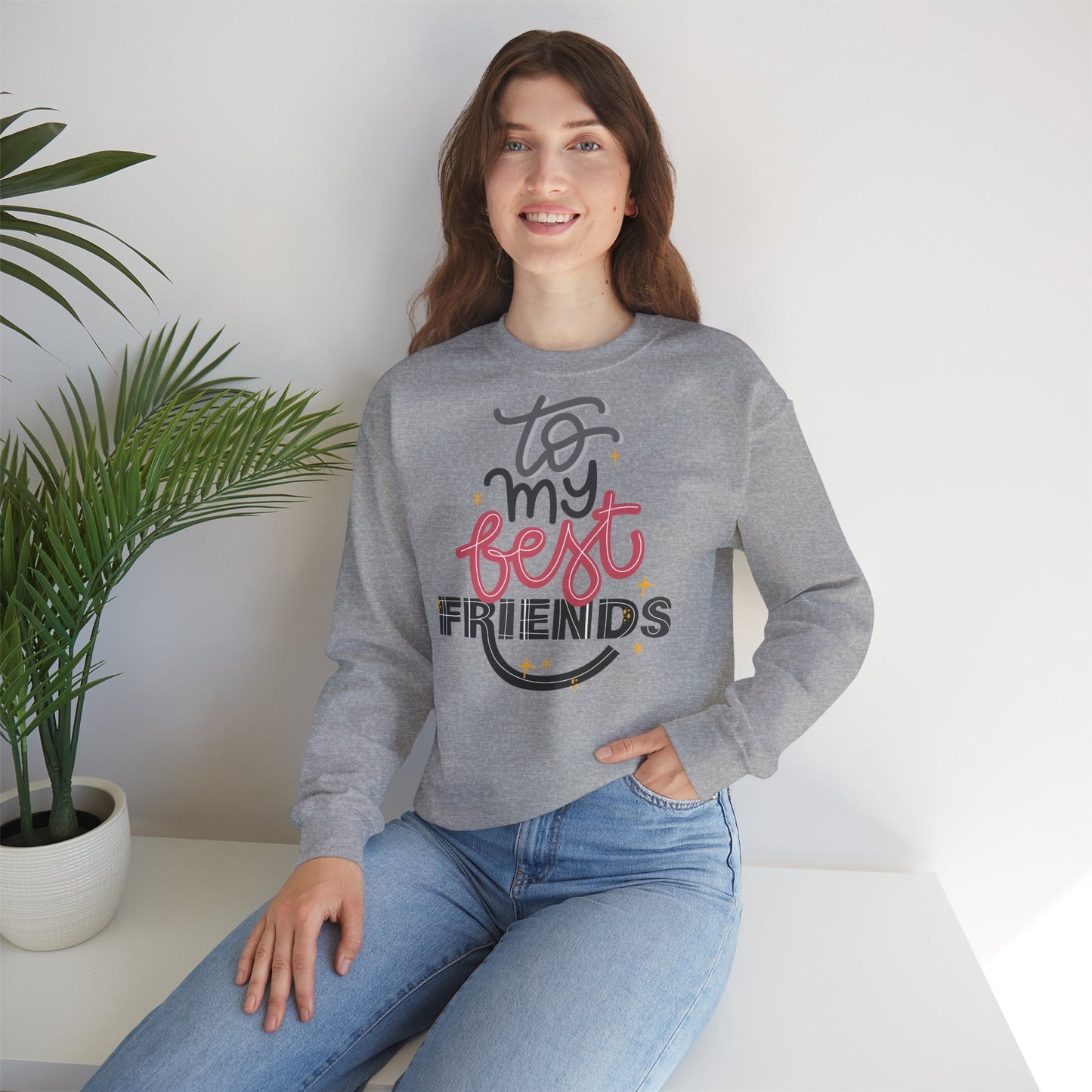 Unisex Heavy Blend™ Crewneck Sweatshirt - Best_Friends_Sisters_12