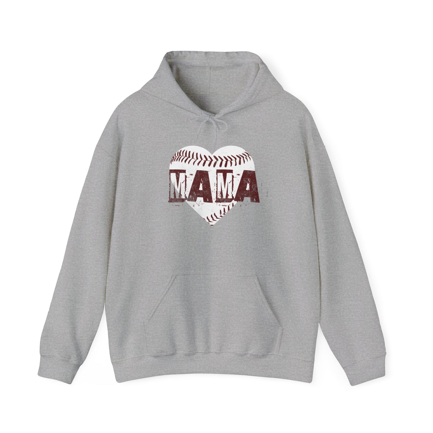 Unisex Heavy Blend™ Hooded Sweatshirt - Baseball MAMA_Hoodie