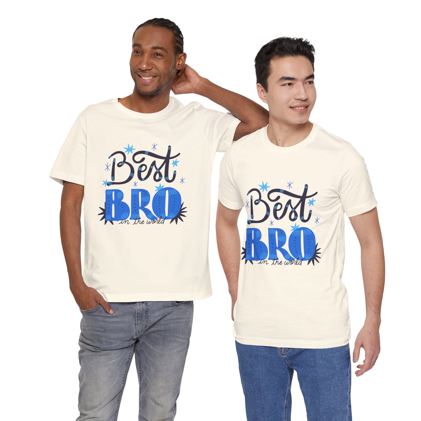 Best_Friends_Design_Brothers_3 - Unisex Jersey Short Sleeve Tee - Bella Canvas 3001