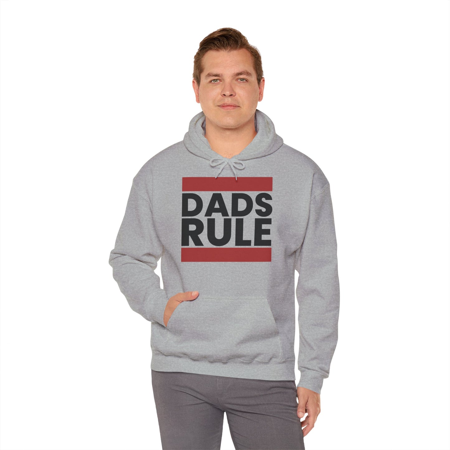 Unisex Heavy Blend™ Hooded Sweatshirt - Dads Rule_Hoodie