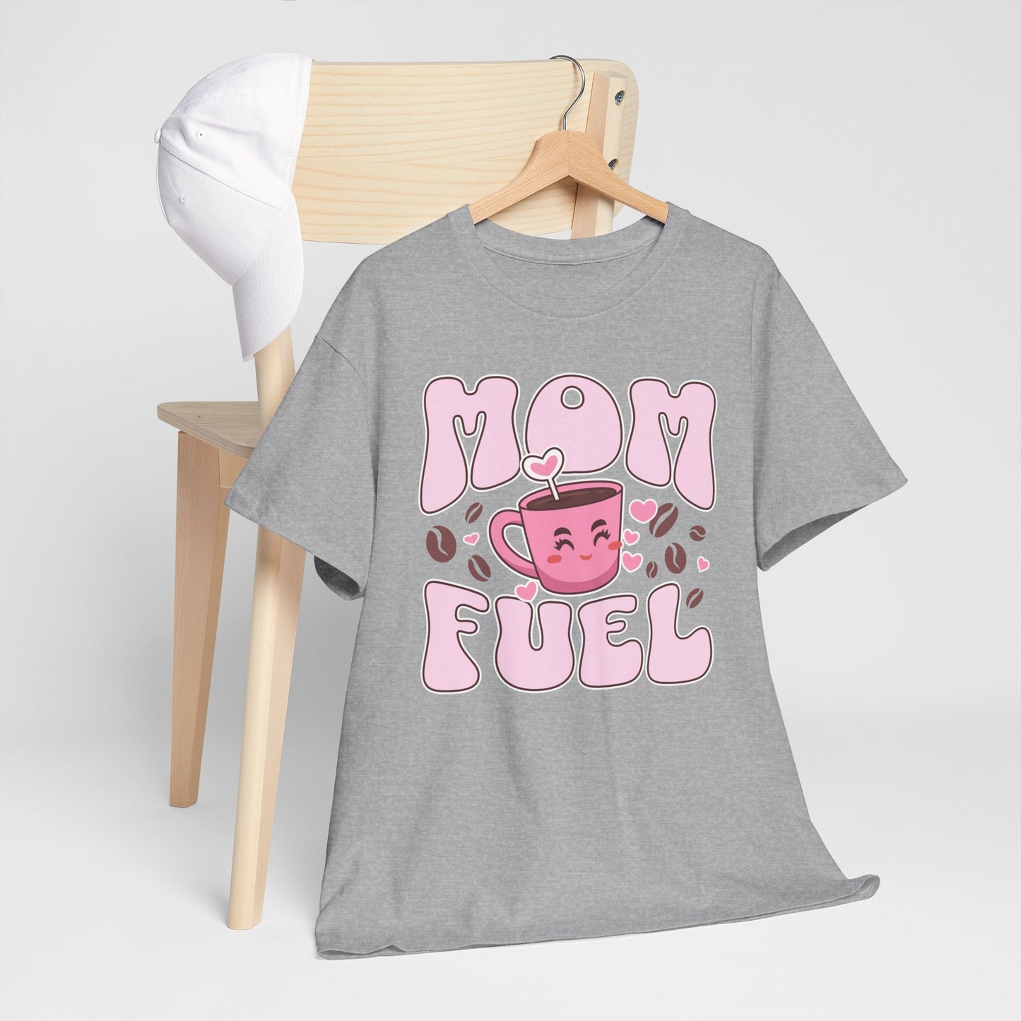 Unisex Heavy Cotton Tee - Coffee Mom_T_Shirt