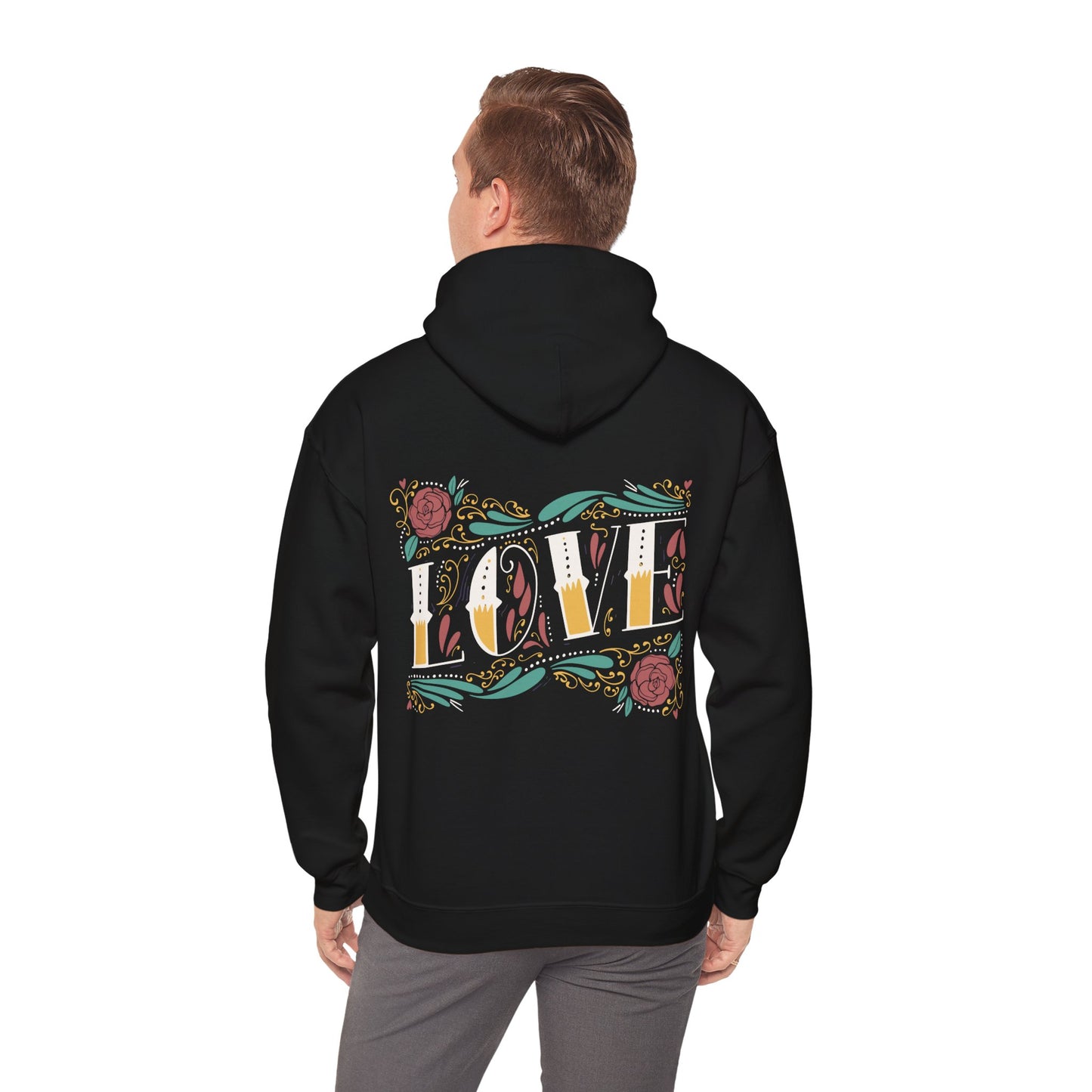 Unisex Heavy Blend™ Hooded Sweatshirt - Couples_Hoodies_Design_9_Back