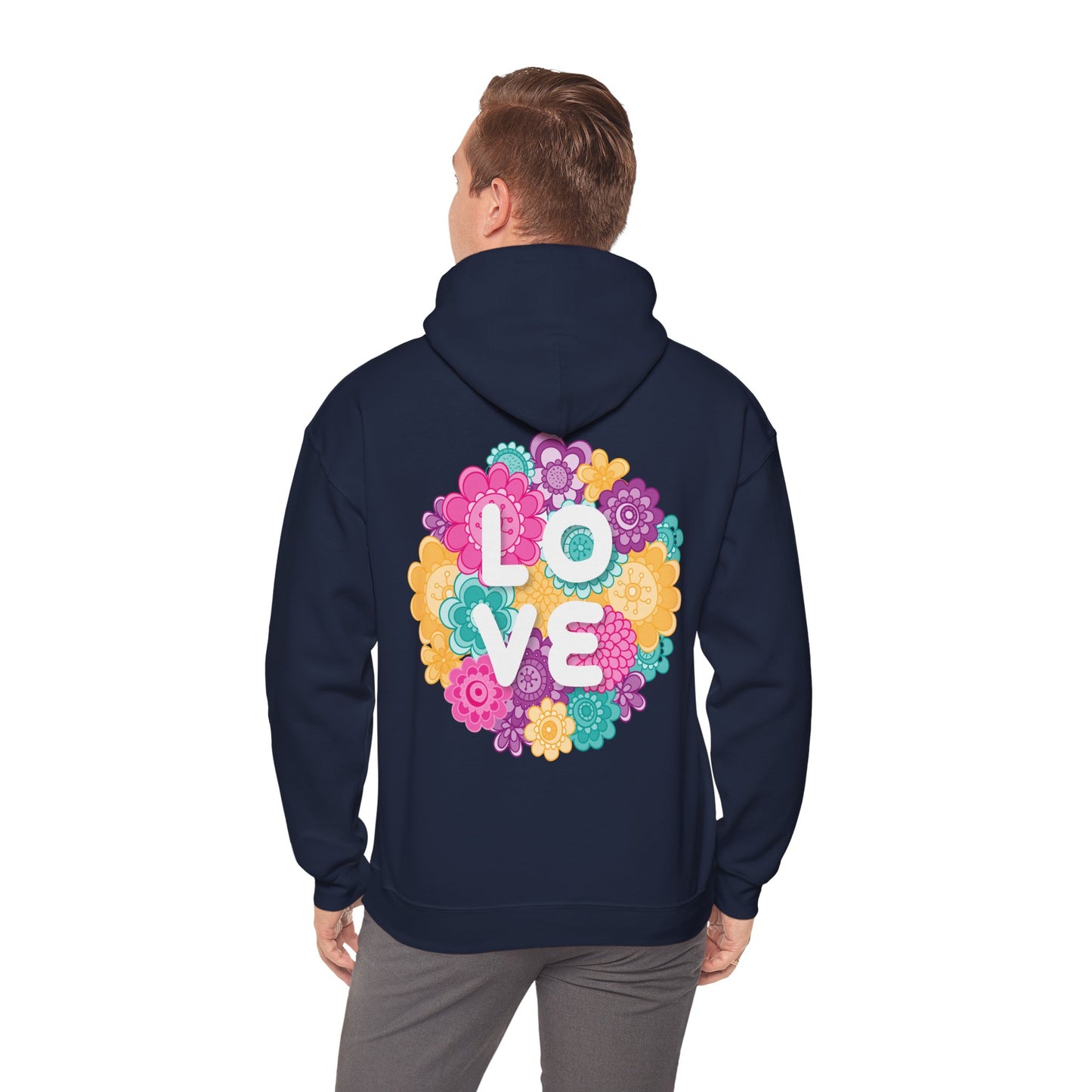 Unisex Heavy Blend™ Hooded Sweatshirt - Couples_Hoodies_Design_5_Back