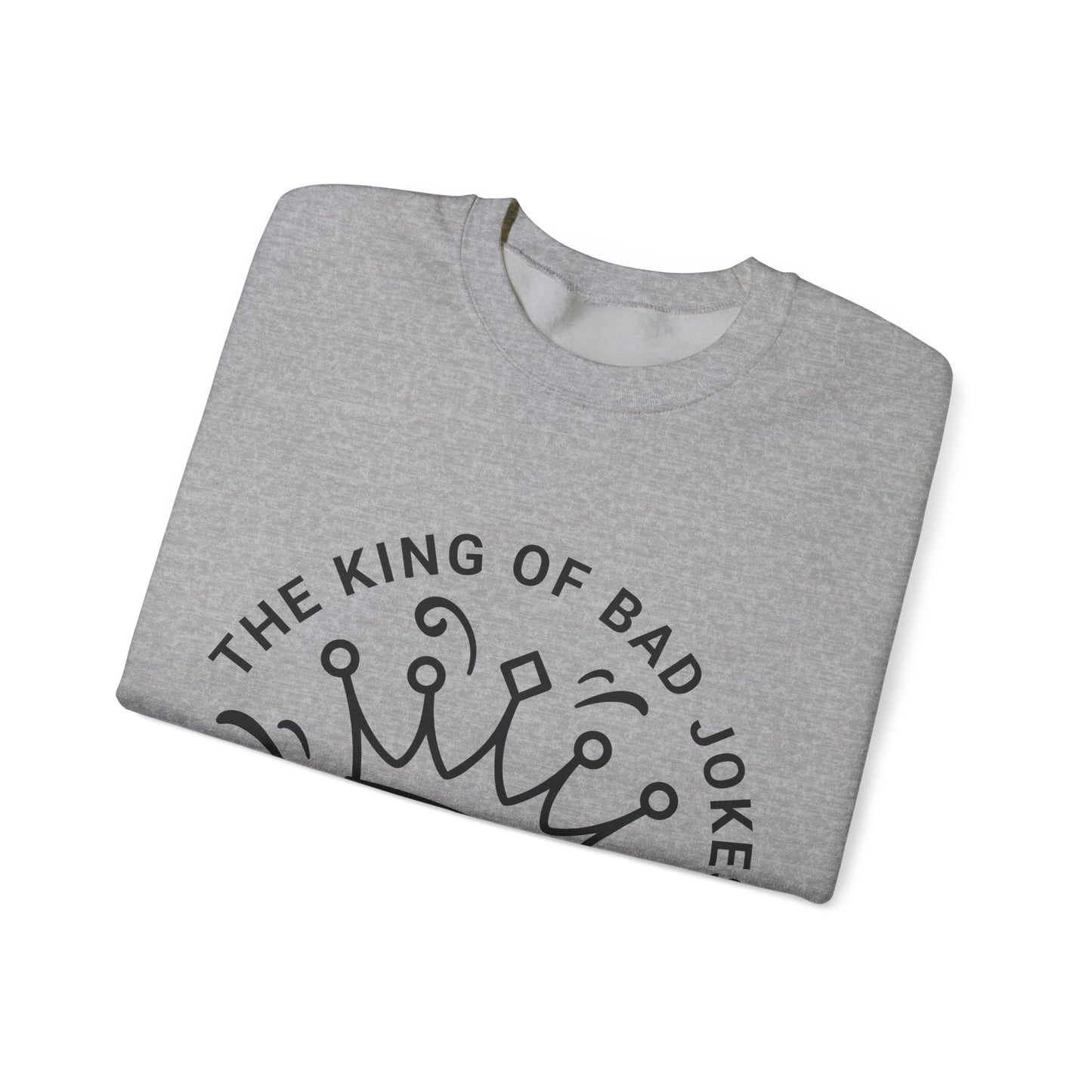 Unisex Heavy Blend™ Crewneck Sweatshirt - Dad_ King Jokes