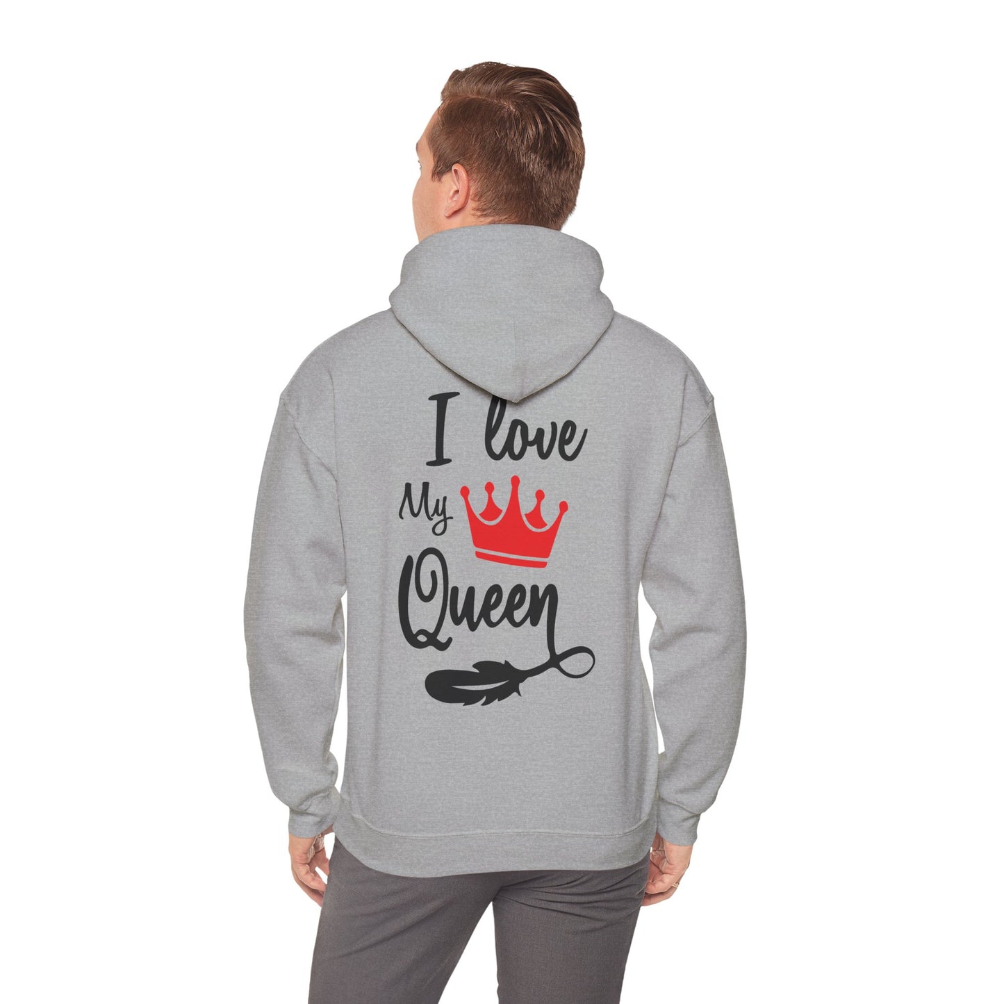 Unisex Heavy Blend™ Hooded Sweatshirt - Couples_Hoodies_Design_35_Back