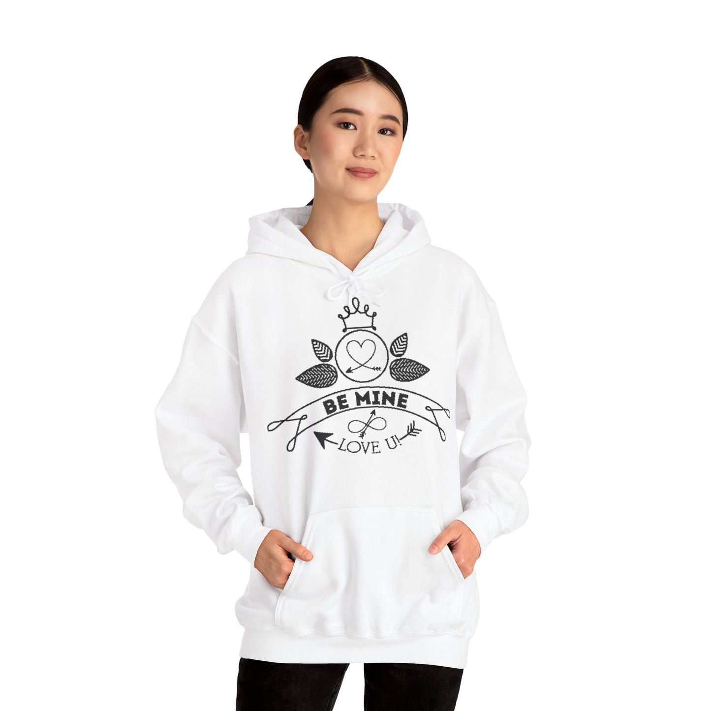 Unisex Heavy Blend™ Hooded Sweatshirt - Couples_Hoodies_Design_44_Front