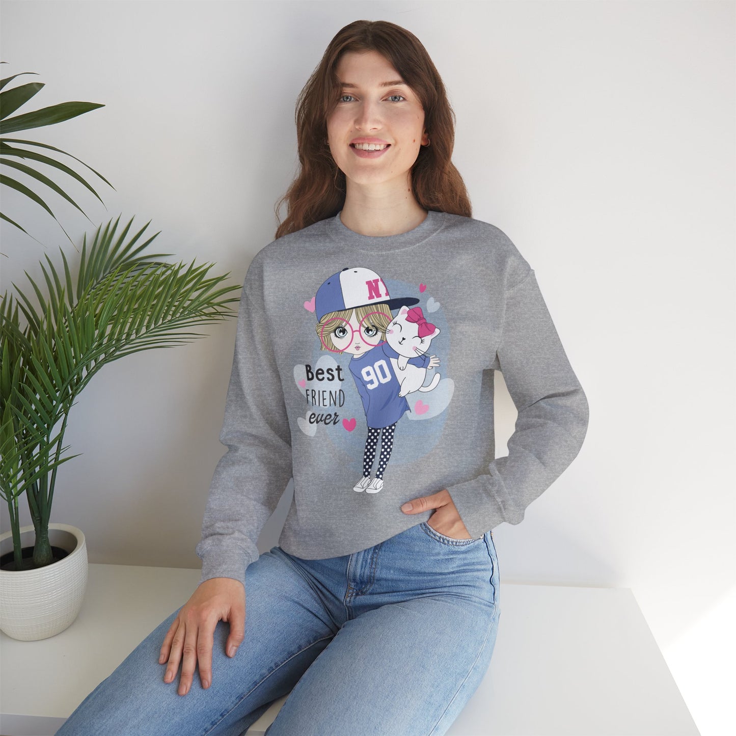 Unisex Heavy Blend™ Crewneck Sweatshirt - Best_Friends_Sisters_10