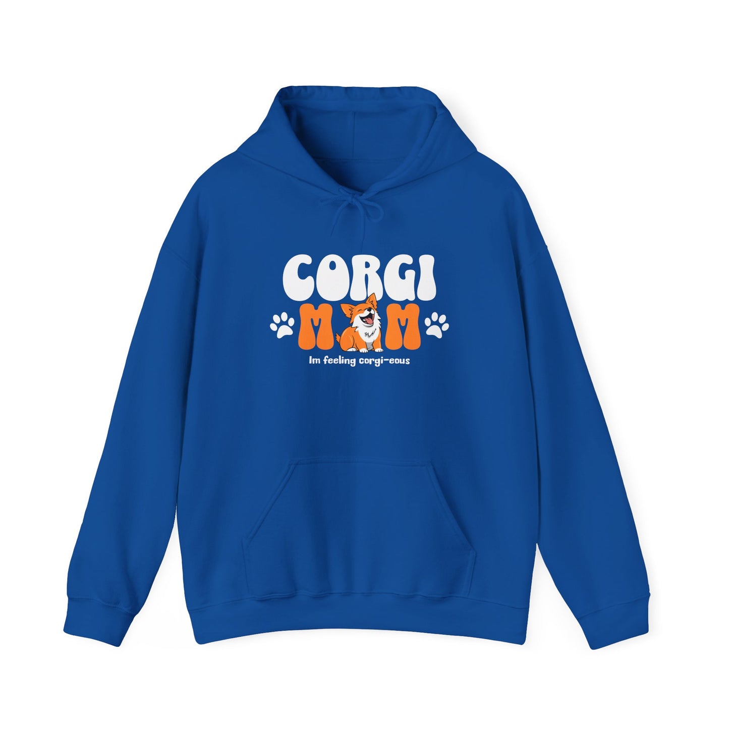 Unisex Heavy Blend™ Hooded Sweatshirt - Corgi Mom_Hoodie