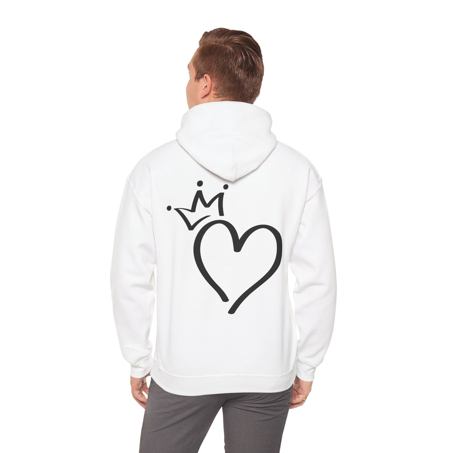 Unisex Heavy Blend™ Hooded Sweatshirt - Couples_Hoodies_Design_28_Back