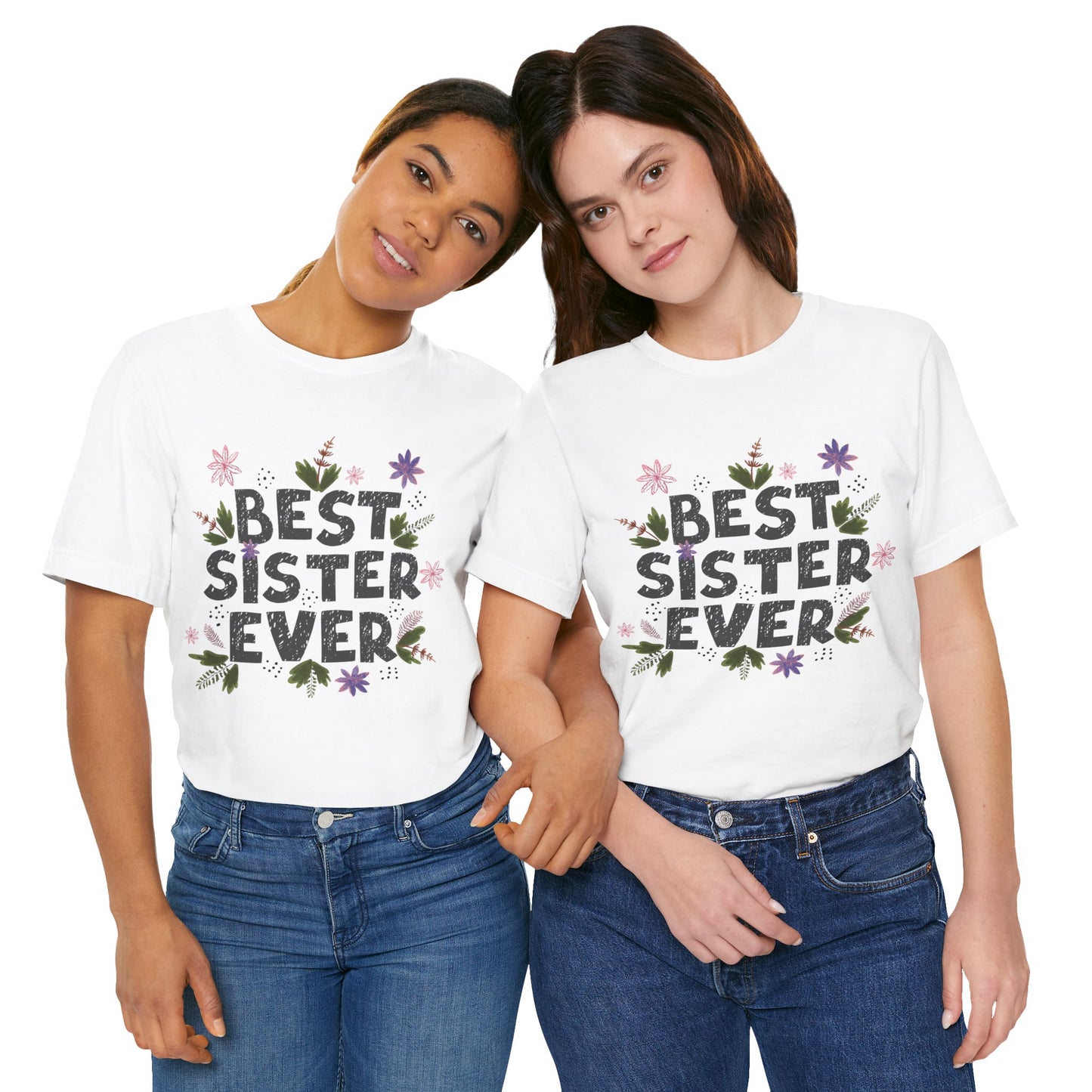 Best_Friends_Design_Sisters_10 - Unisex Jersey Short Sleeve Tee - Bella Canvas 3001