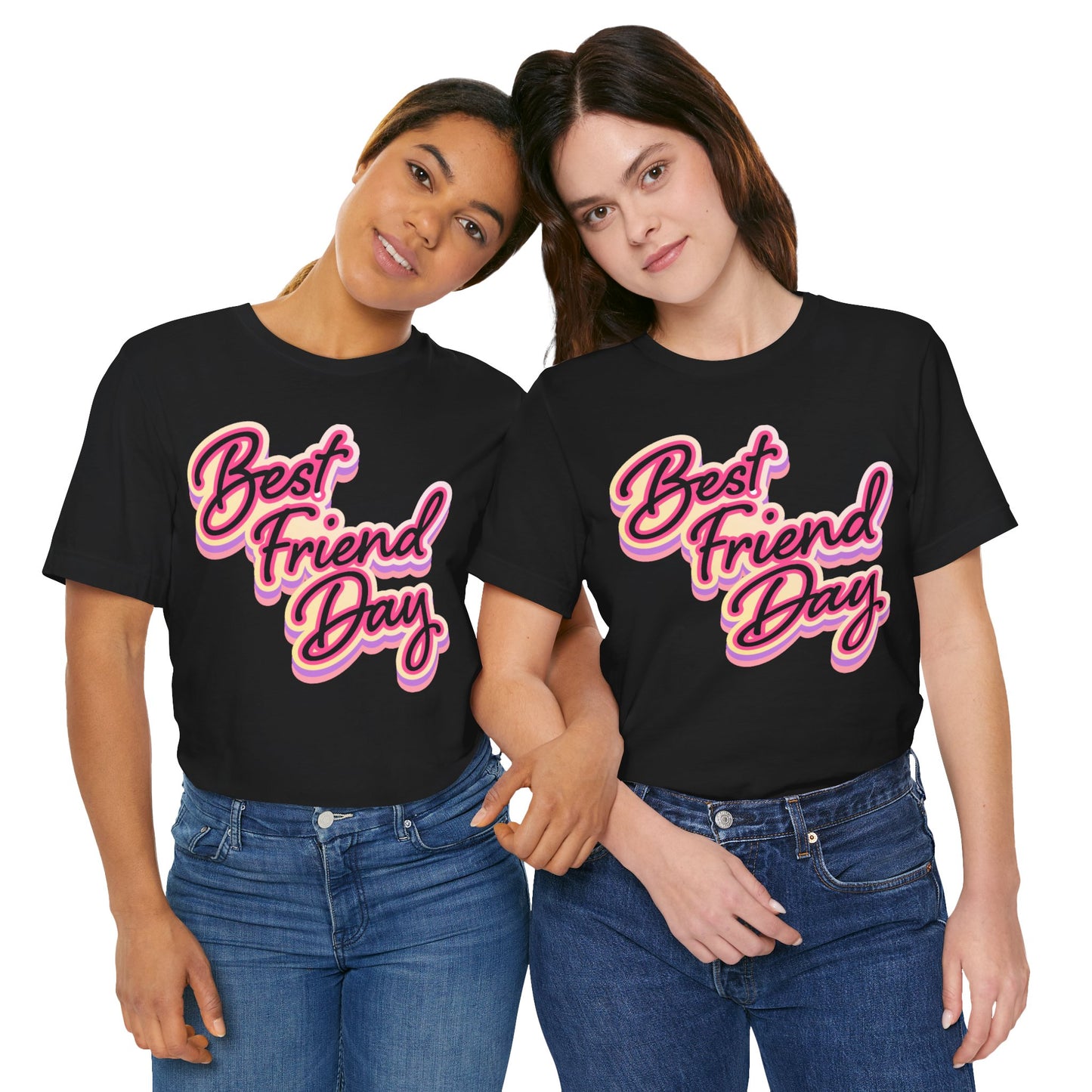 Best_Friends_Design_Sisters_6 - Unisex Jersey Short Sleeve Tee - Bella Canvas 3001