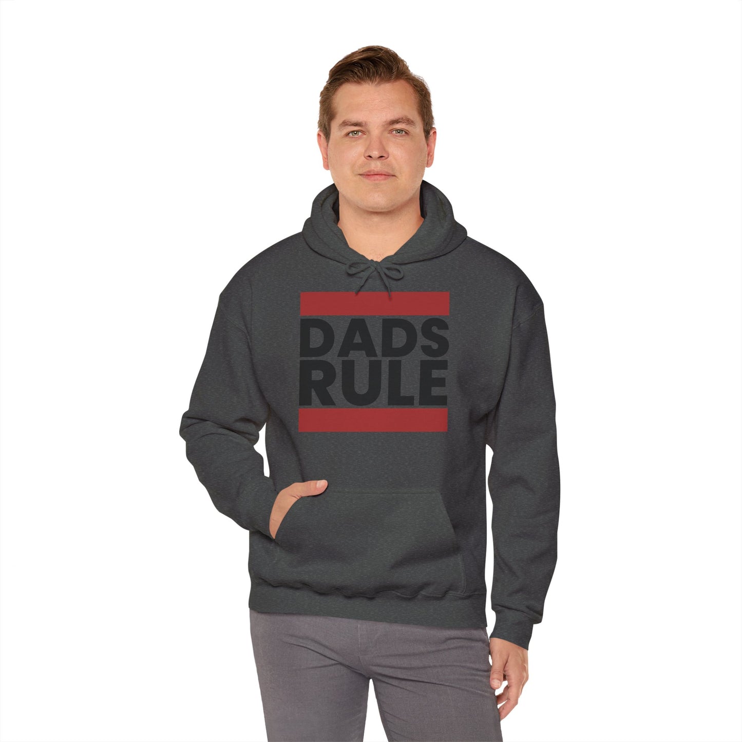 Unisex Heavy Blend™ Hooded Sweatshirt - Dads Rule_Hoodie