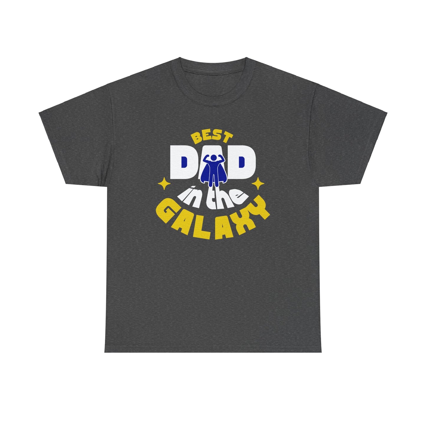 Unisex Heavy Cotton Tee - Best Dad in the Galaxy_T_Shirt