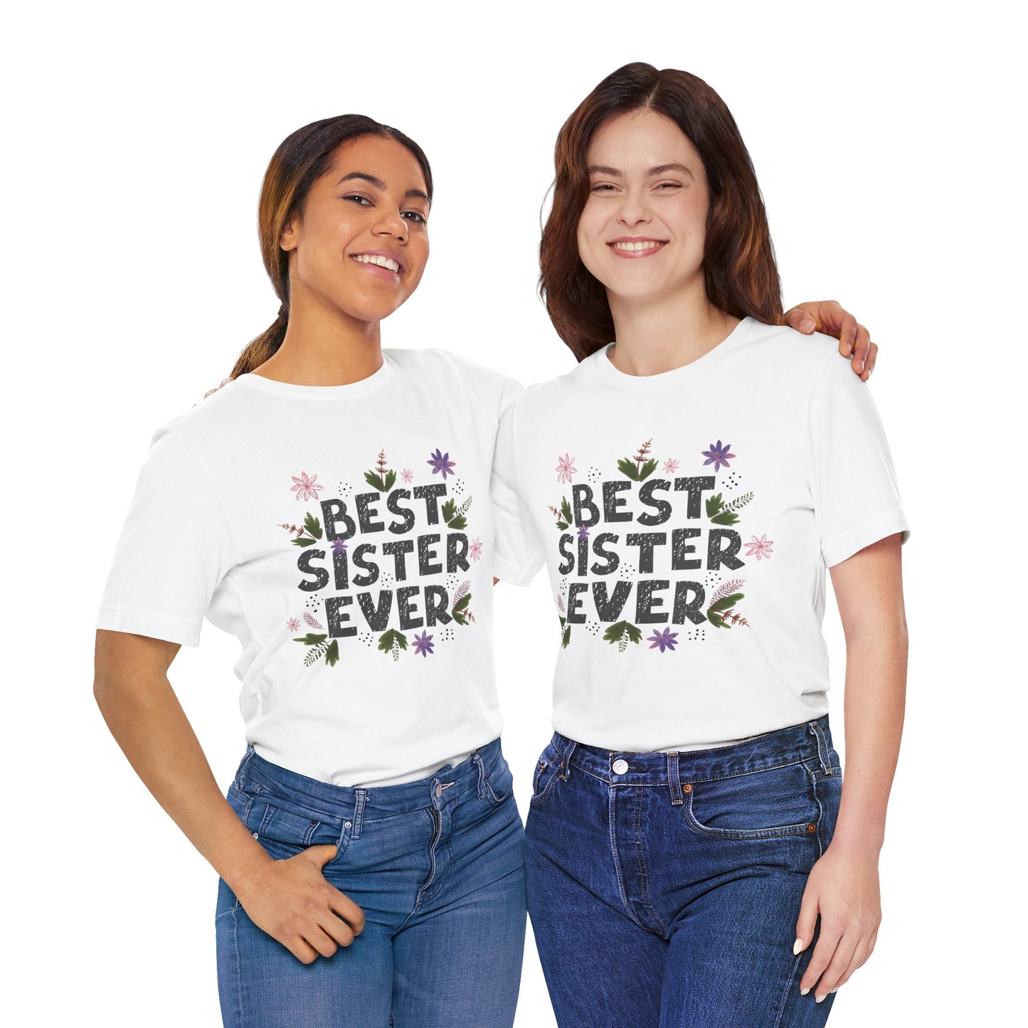 Best_Friends_Design_Sisters_10 - Unisex Jersey Short Sleeve Tee - Bella Canvas 3001